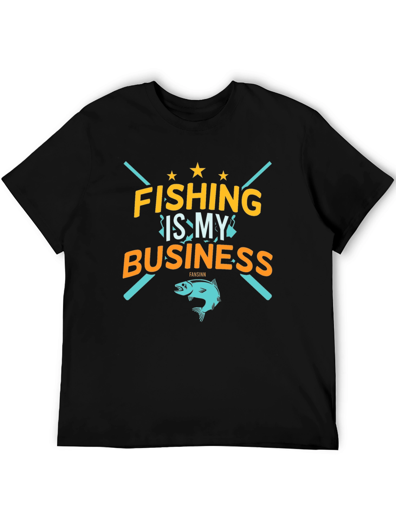 Fishing Is My Business Graphic T-Shirt