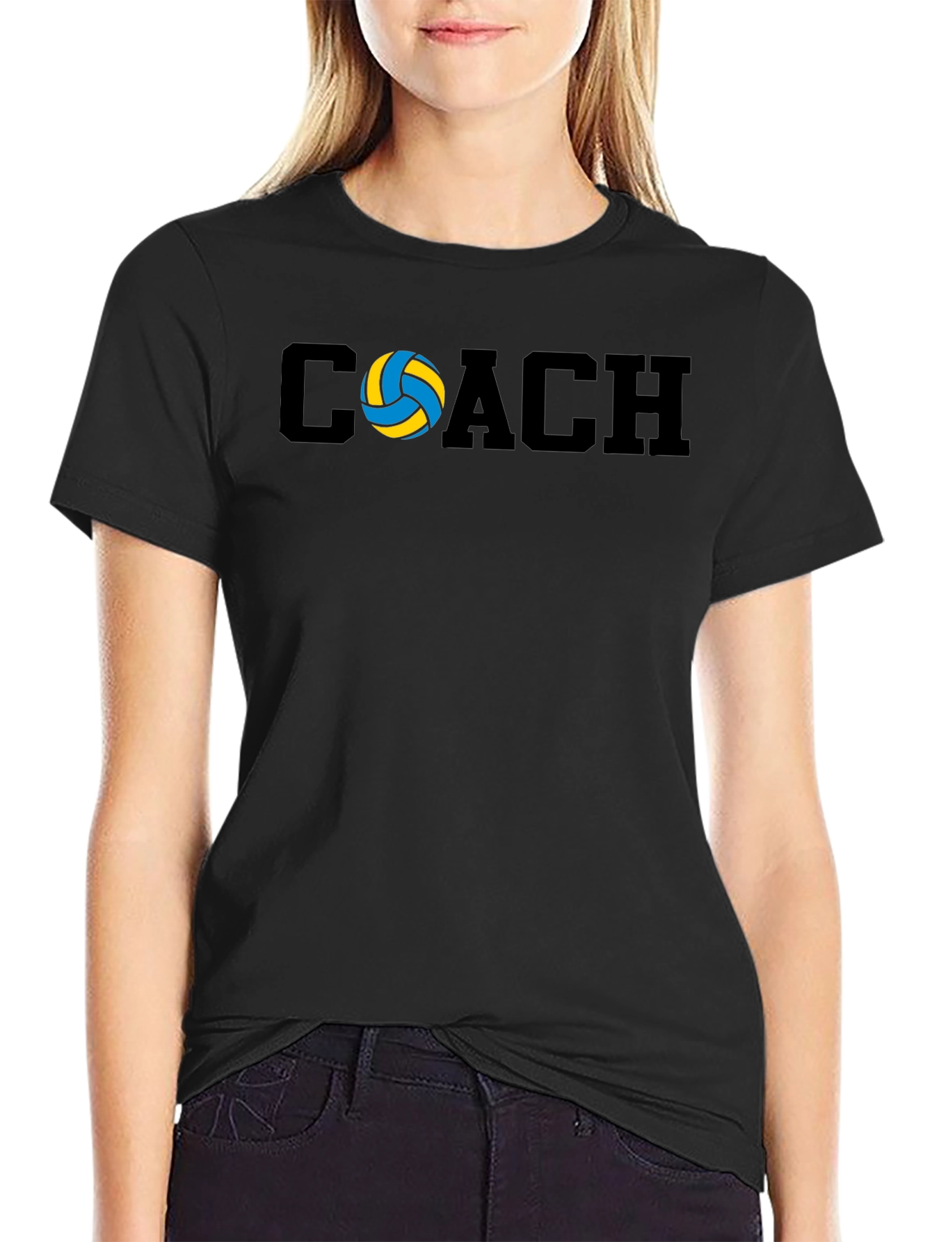 Volleyball Coach T-Shirt - Stylish Sports Tee