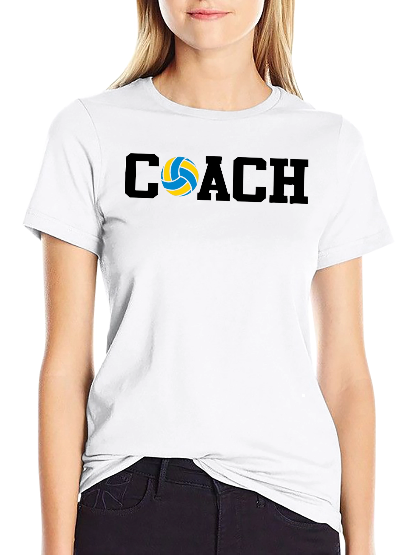 Volleyball Coach T-Shirt - Stylish Sports Tee