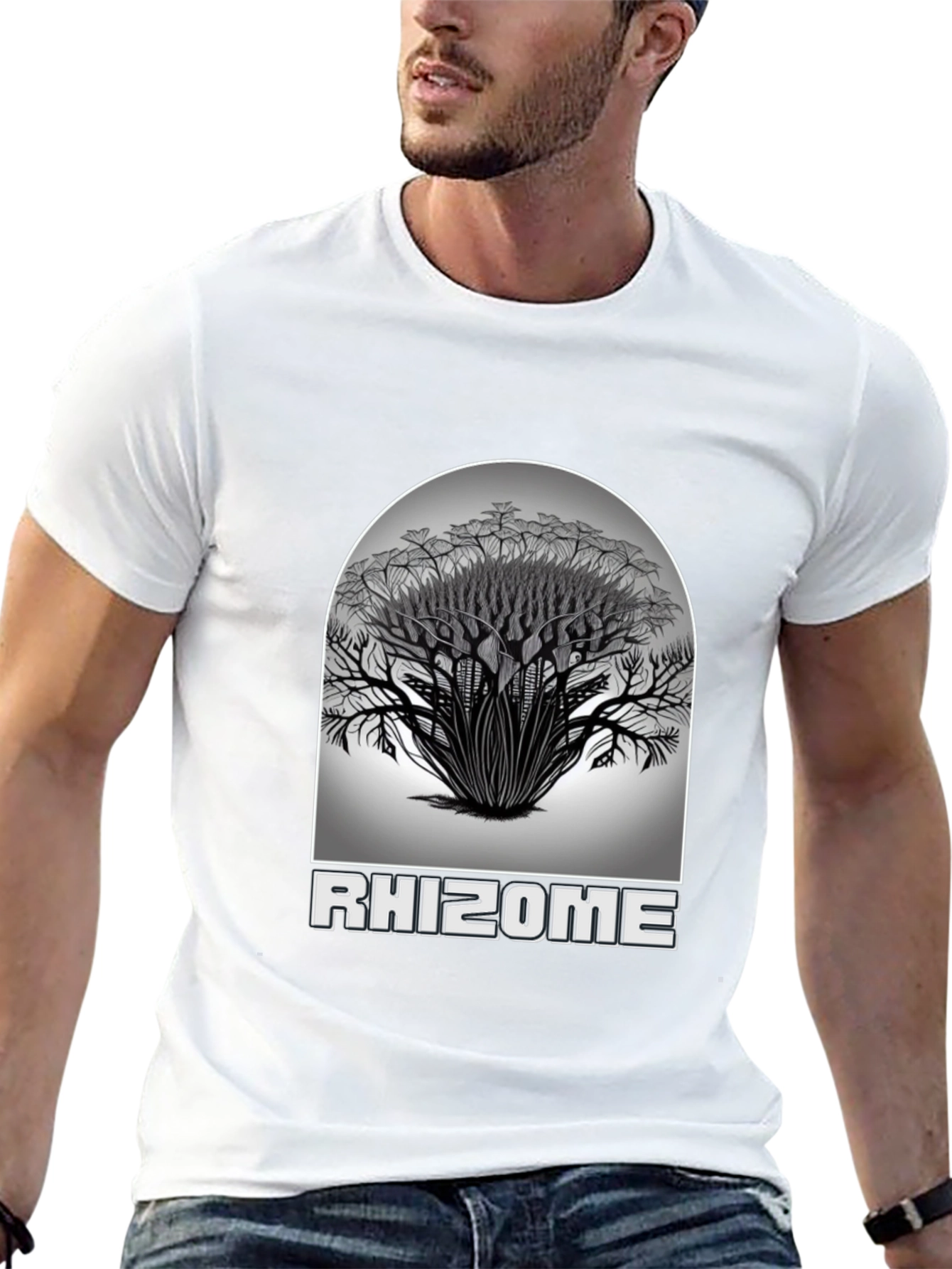 Rhizome Graphic Tee - Unique Design Comfortable Fit