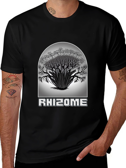 Rhizome Graphic Tee - Unique Design Comfortable Fit
