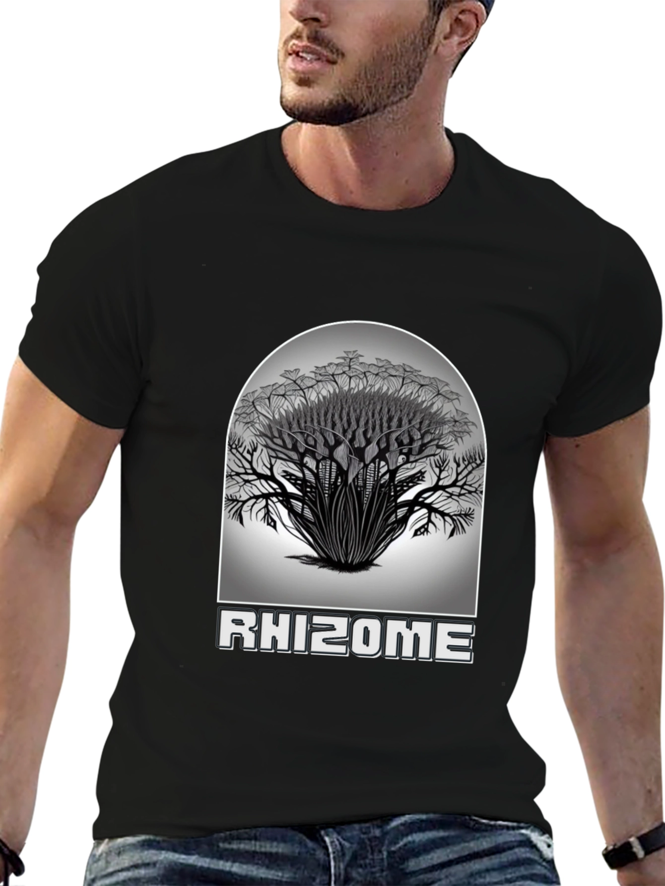 Rhizome Graphic Tee - Unique Design Comfortable Fit