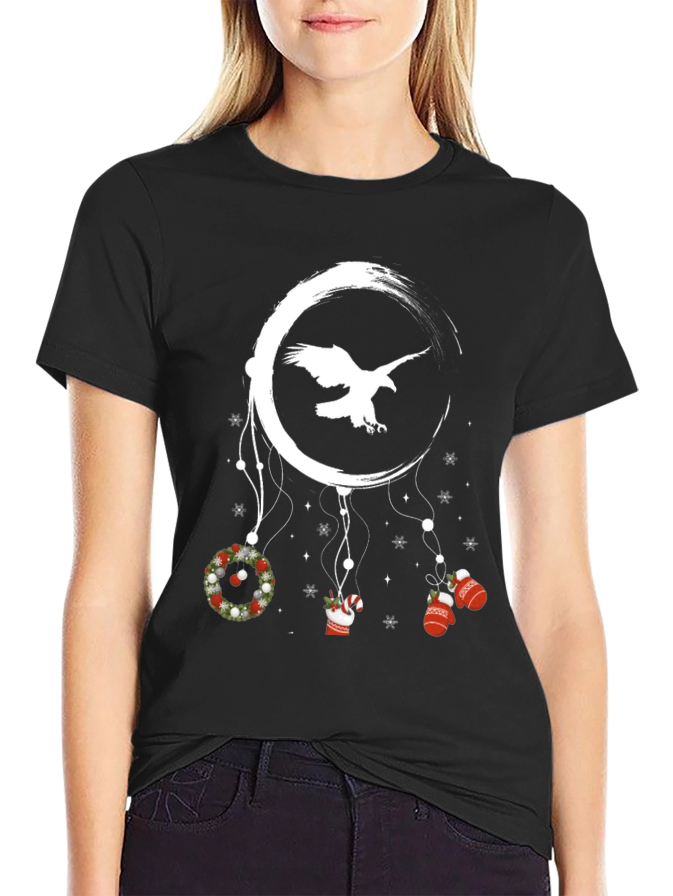 Eagle Dreamcatcher Christmas T-Shirt