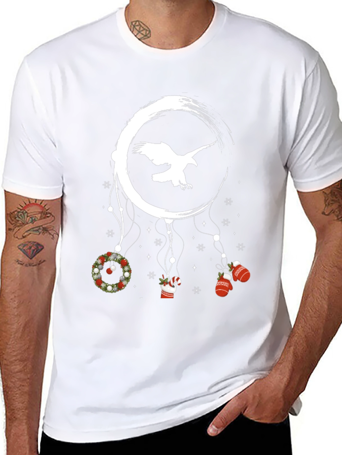 Eagle Dreamcatcher Christmas T-Shirt