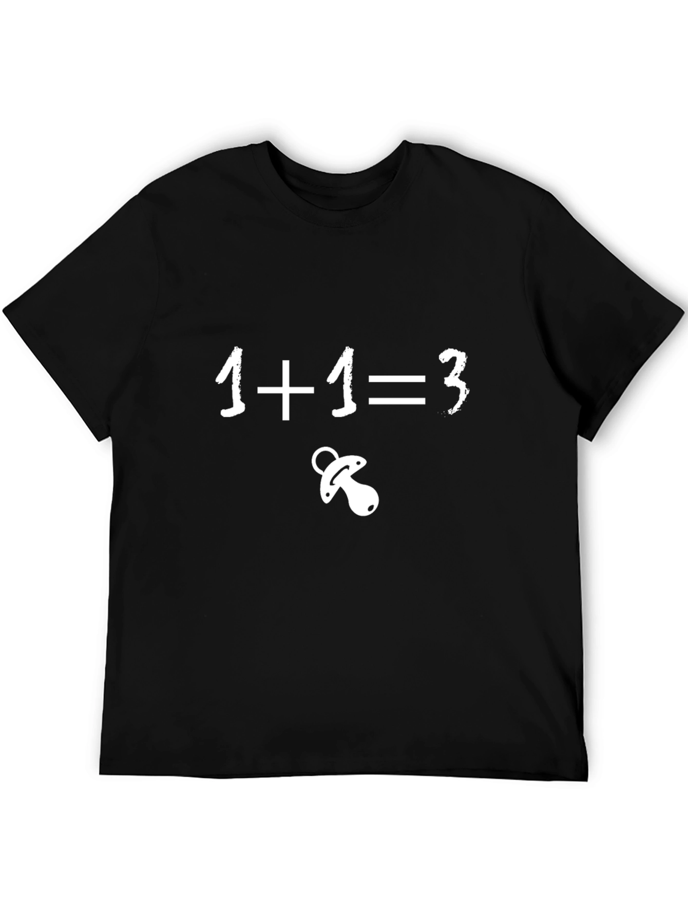 Funny Pregnancy Announcement T-Shirt - 1+1=3