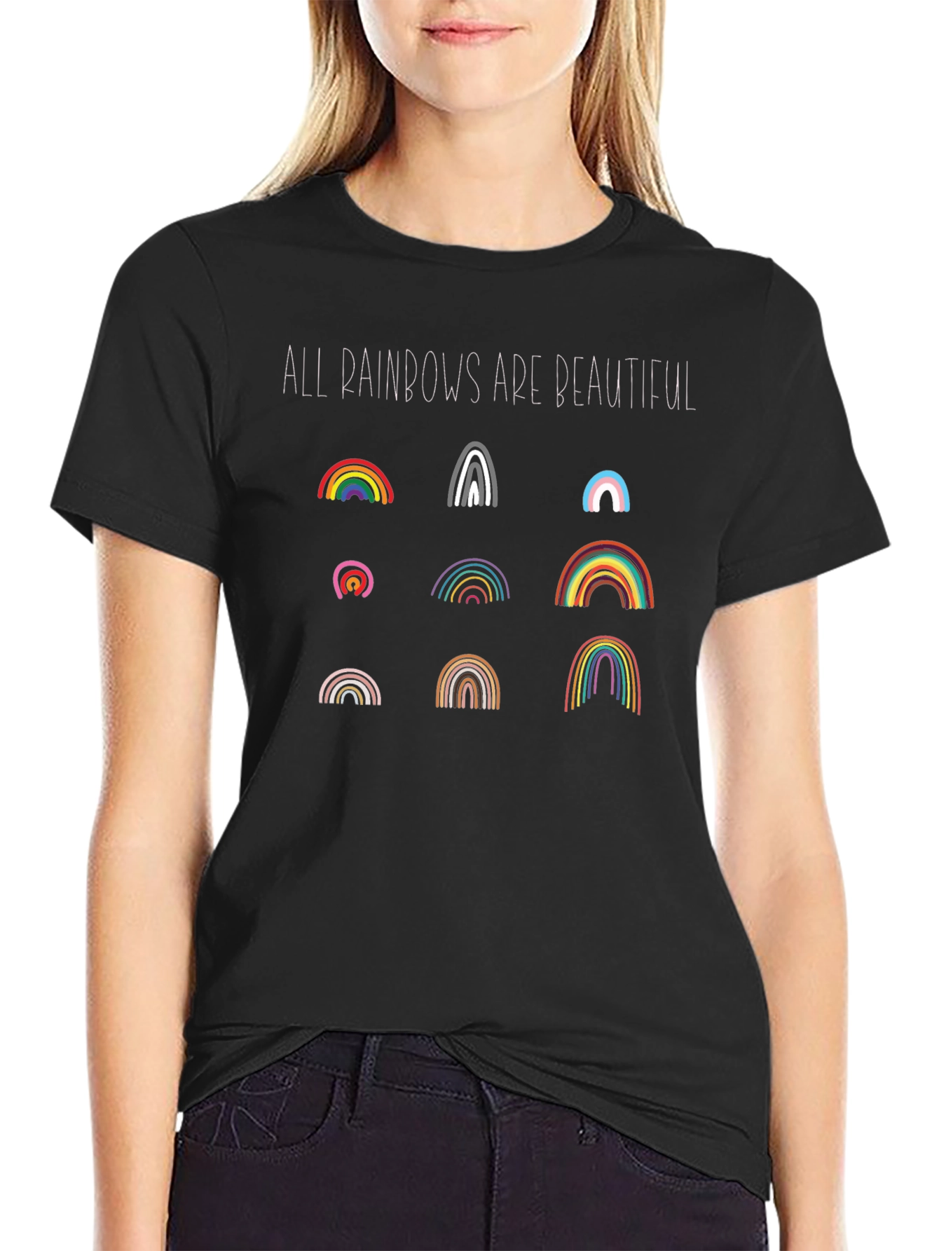 All Rainbows Are Beautiful Graphic Tee