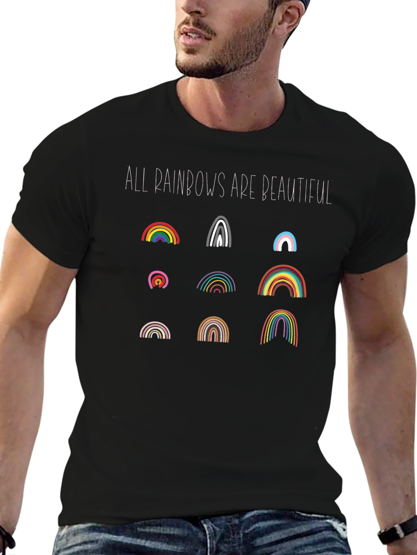 All Rainbows Are Beautiful Graphic Tee