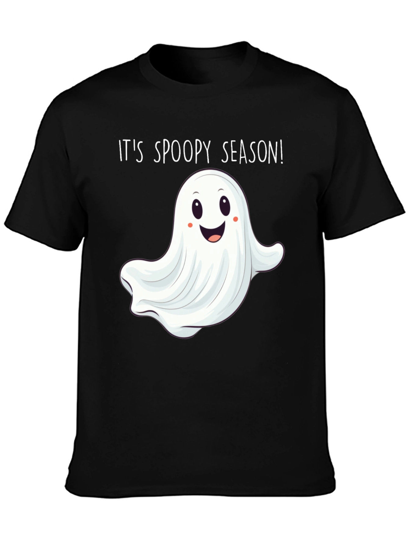 Spoopy Season Ghost T-Shirt - Halloween Graphic Tee