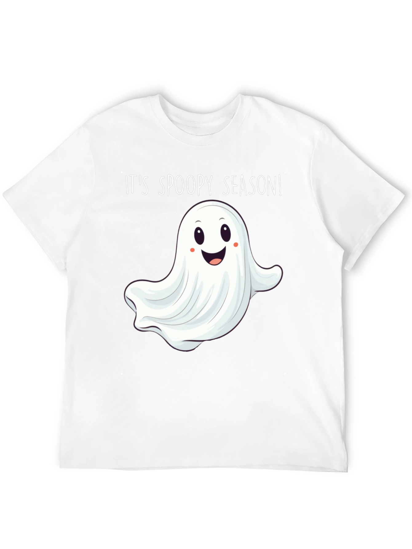 Spoopy Season Ghost T-Shirt - Halloween Graphic Tee