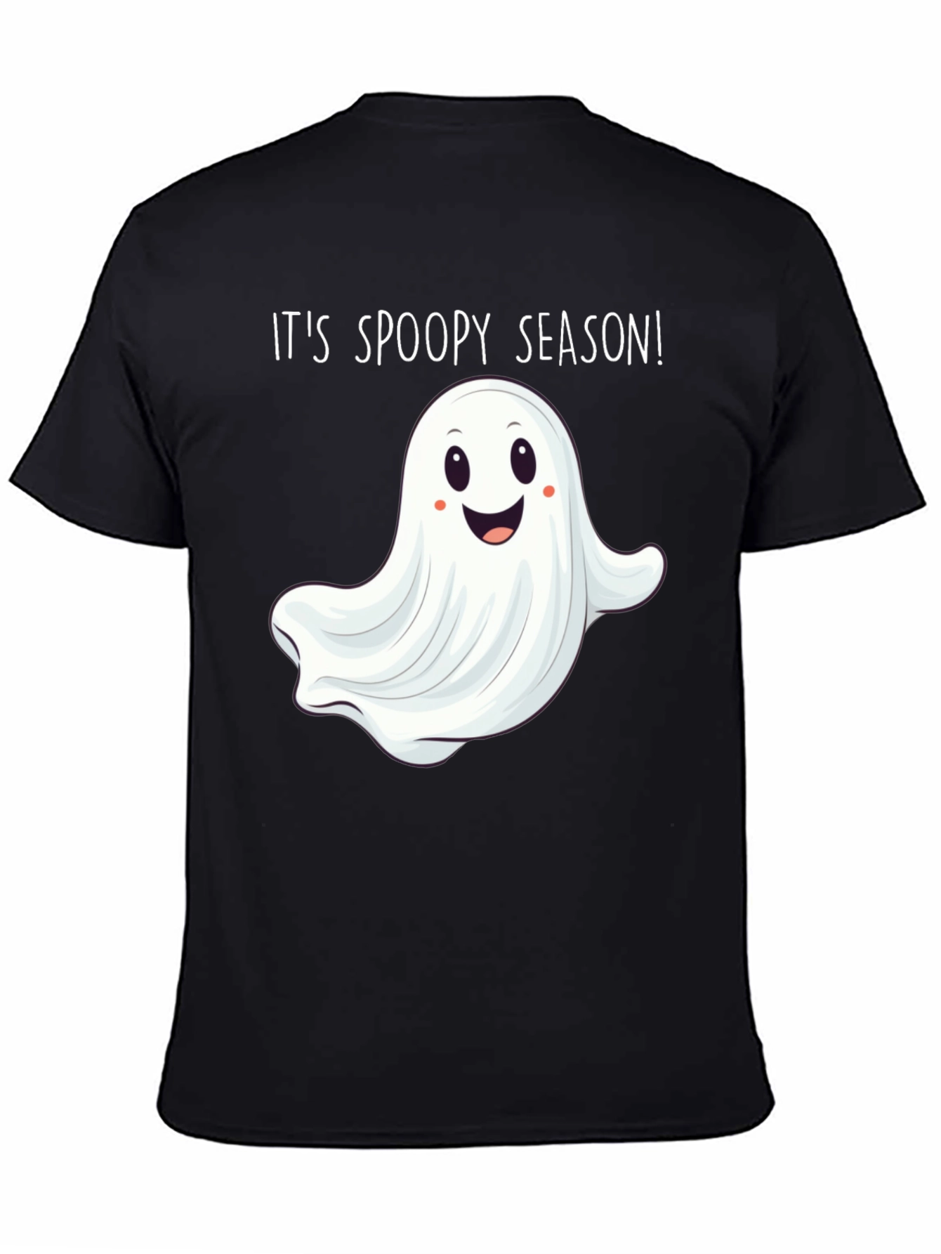 Spoopy Season Ghost T-Shirt - Halloween Graphic Tee