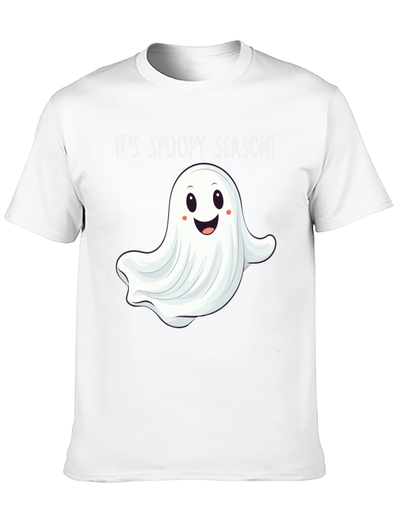 Spoopy Season Ghost T-Shirt - Halloween Graphic Tee