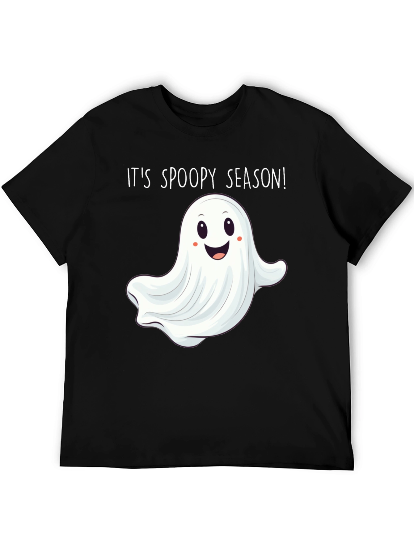 Spoopy Season Ghost T-Shirt - Halloween Graphic Tee