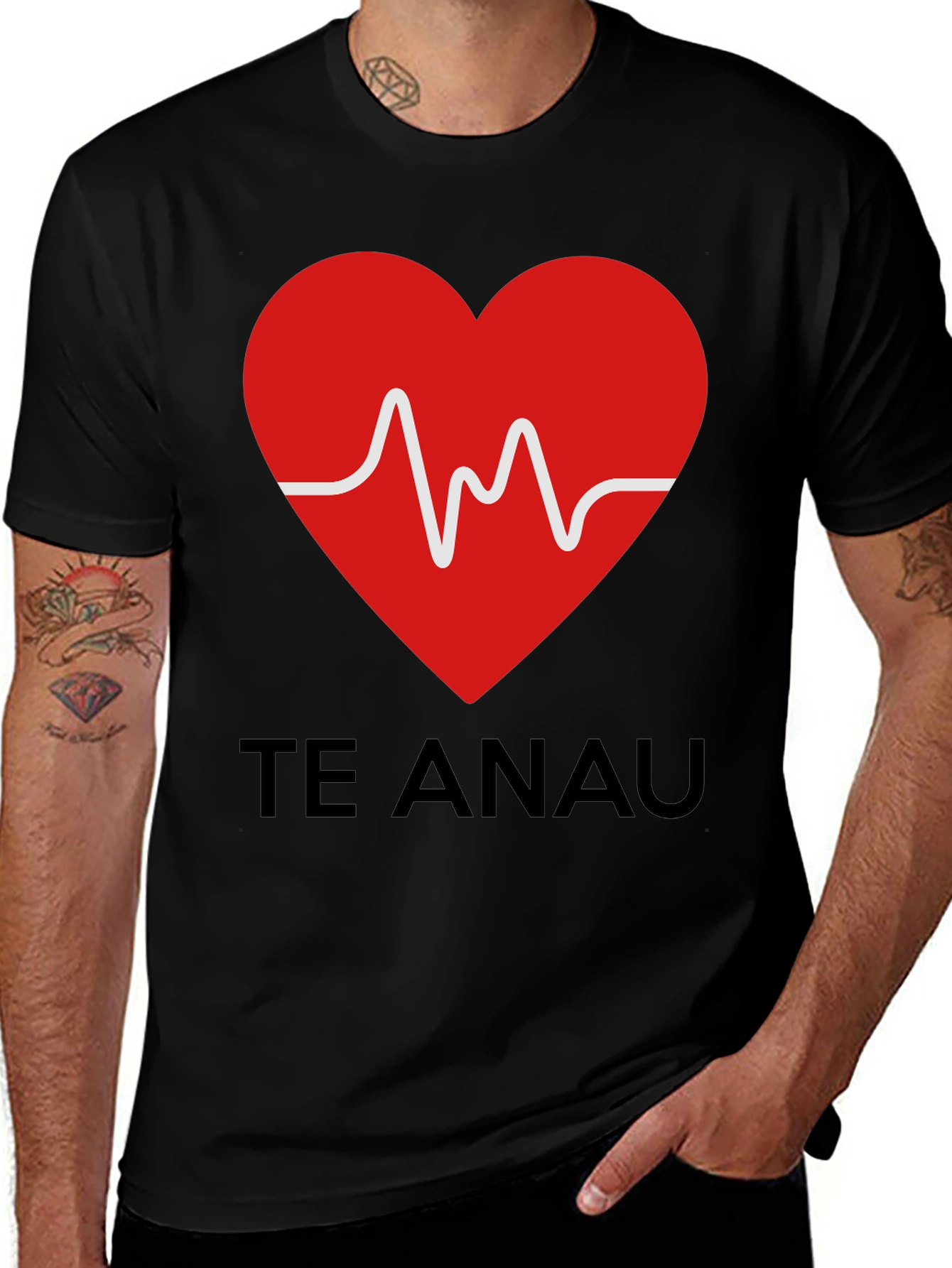 Te Anau Heartbeat T-Shirt - Mens Graphic Tee