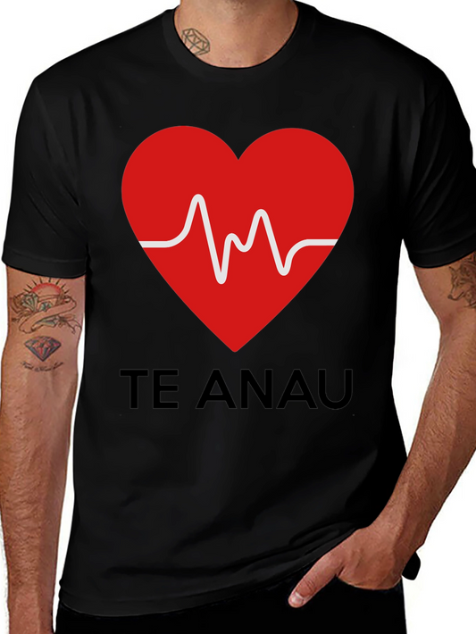 Te Anau Heartbeat T-Shirt - Mens Graphic Tee