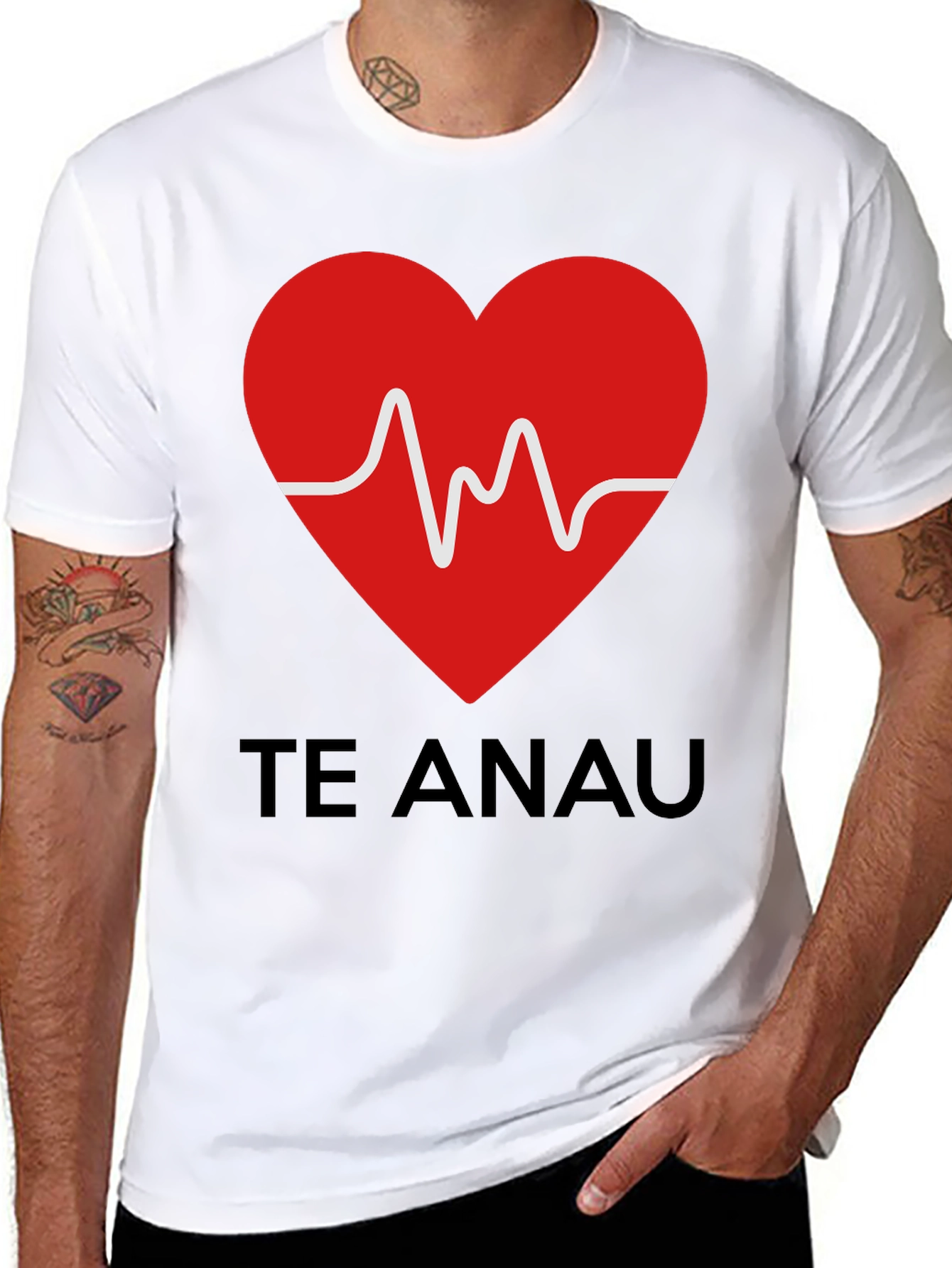 Te Anau Heartbeat T-Shirt - Mens Graphic Tee