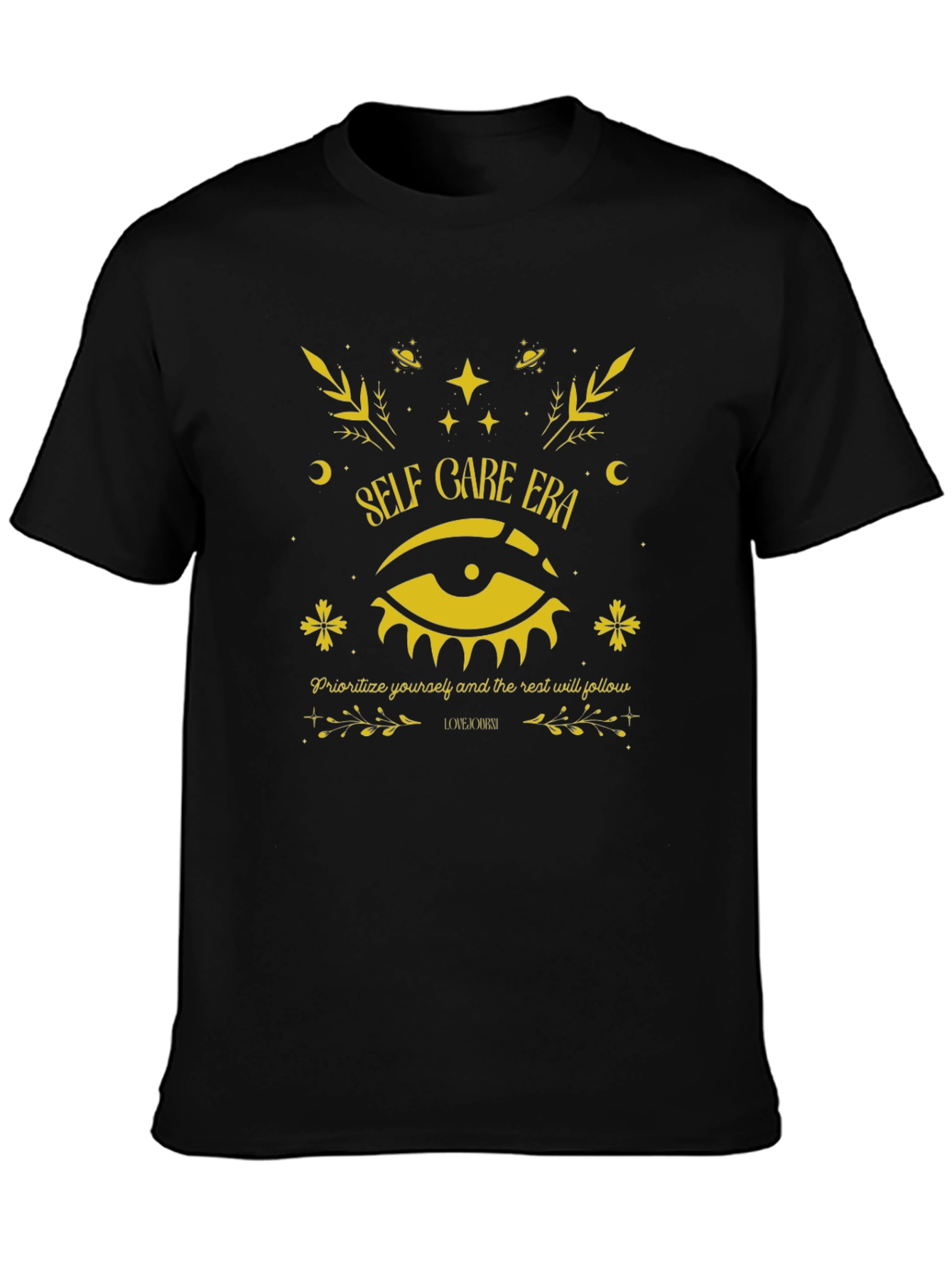 Self Care Era Graphic Tee - Black