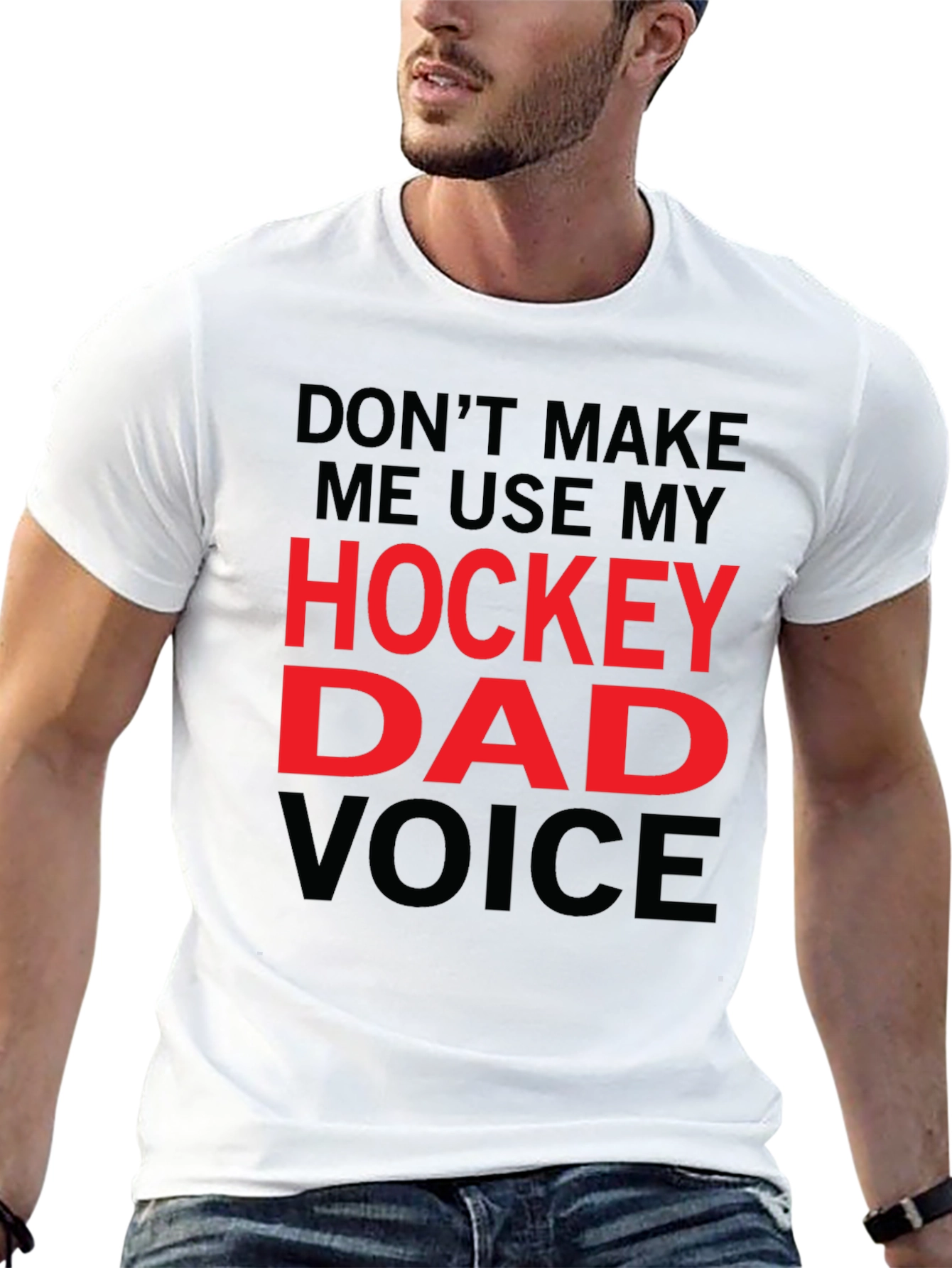 Hockey Dad T-Shirt - Funny Graphic Tee
