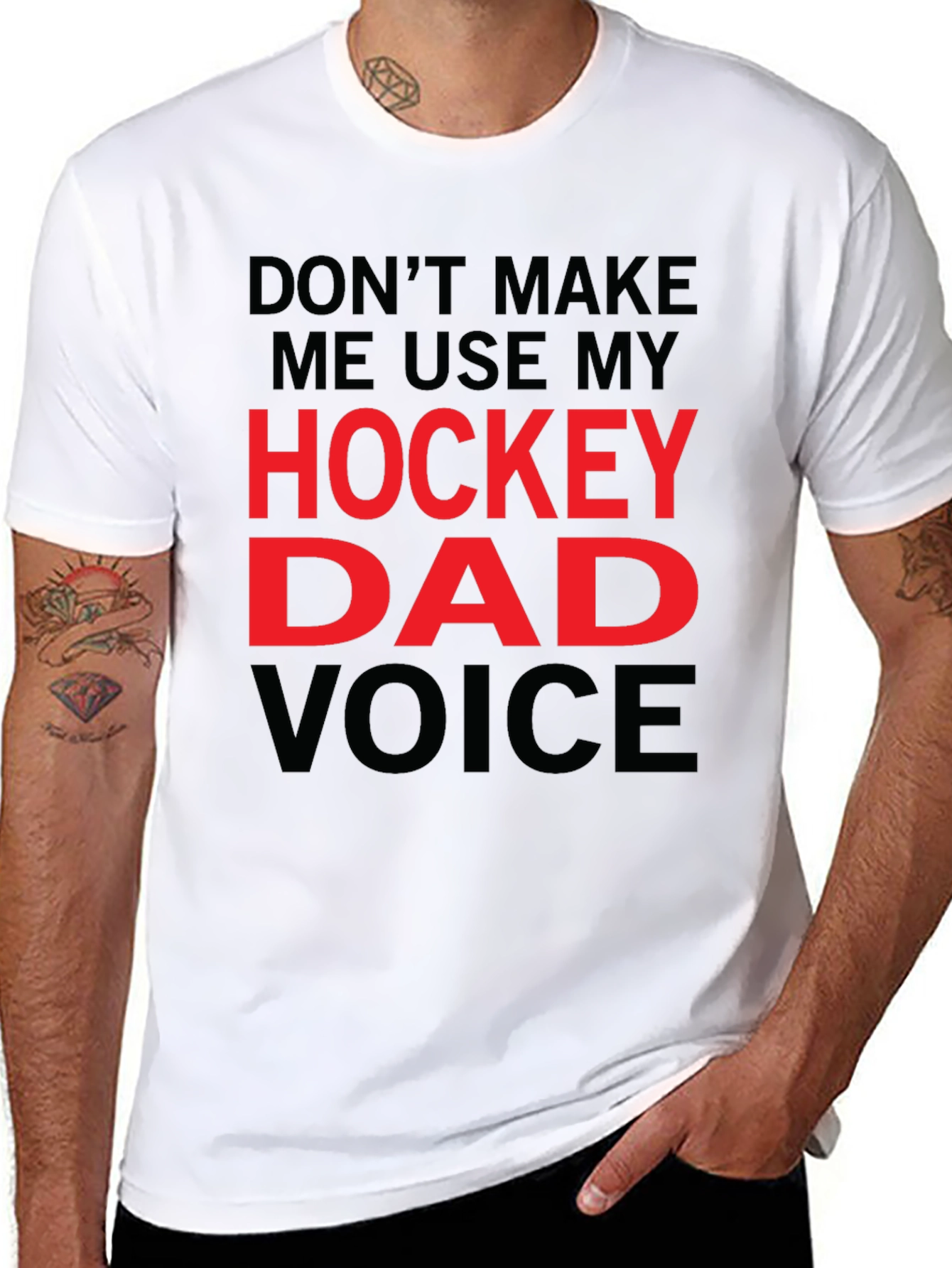Hockey Dad T-Shirt - Funny Graphic Tee