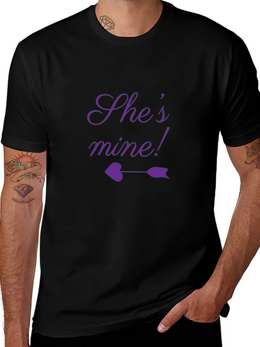 Shes Mine T-Shirt - Funny Couple Tee