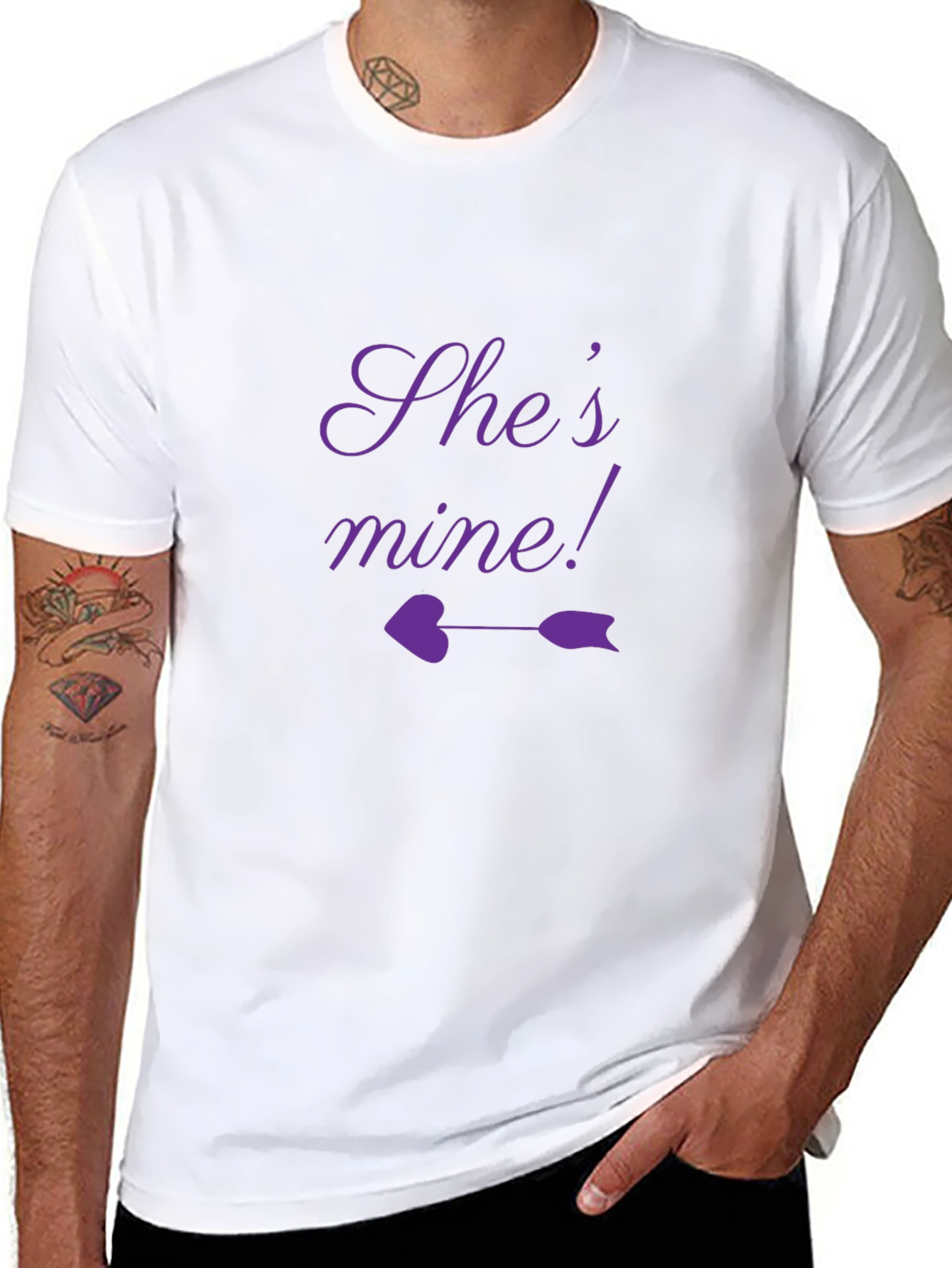 Shes Mine T-Shirt - Funny Couple Tee