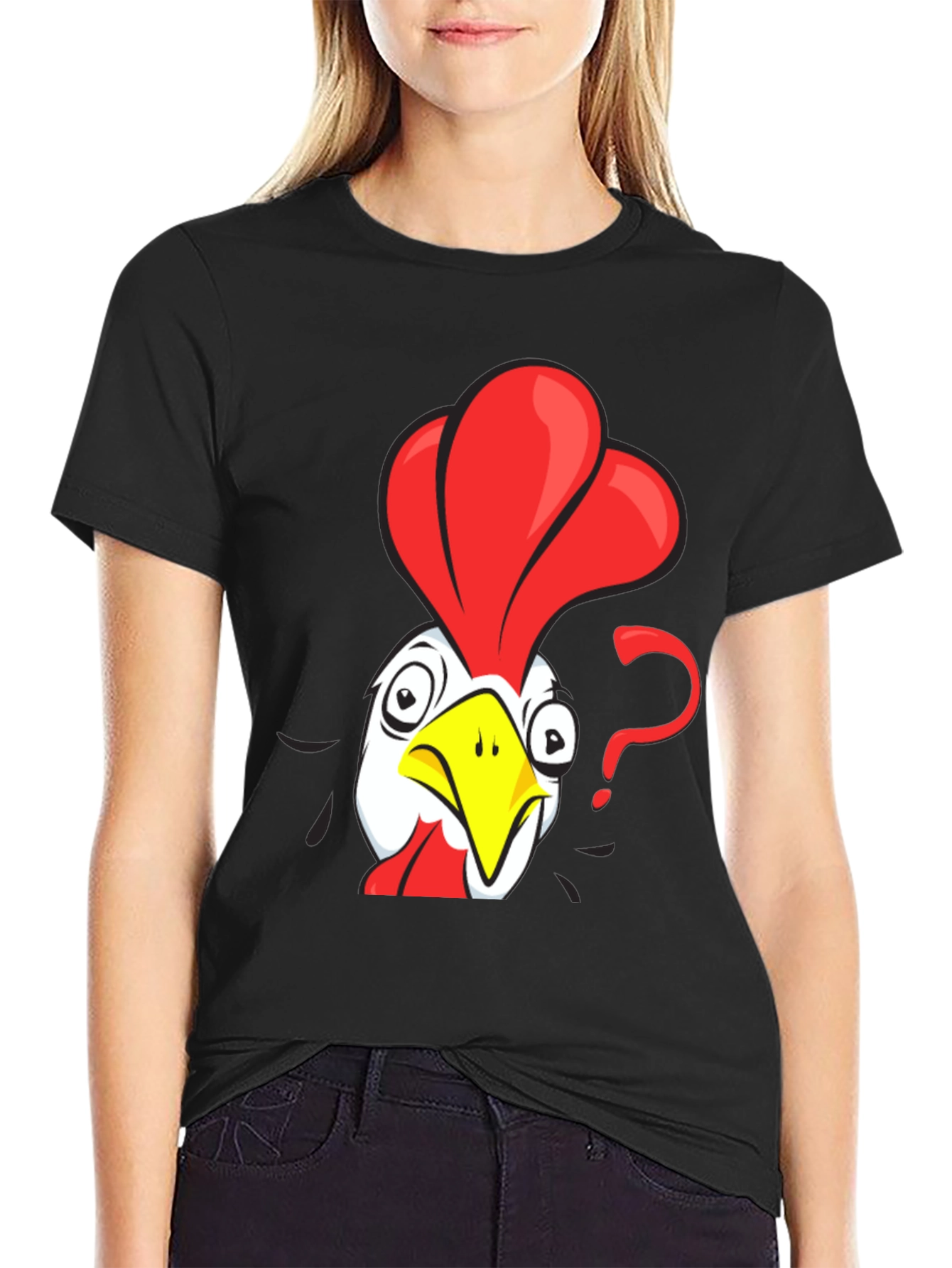 Funny Chicken Question T-Shirt
