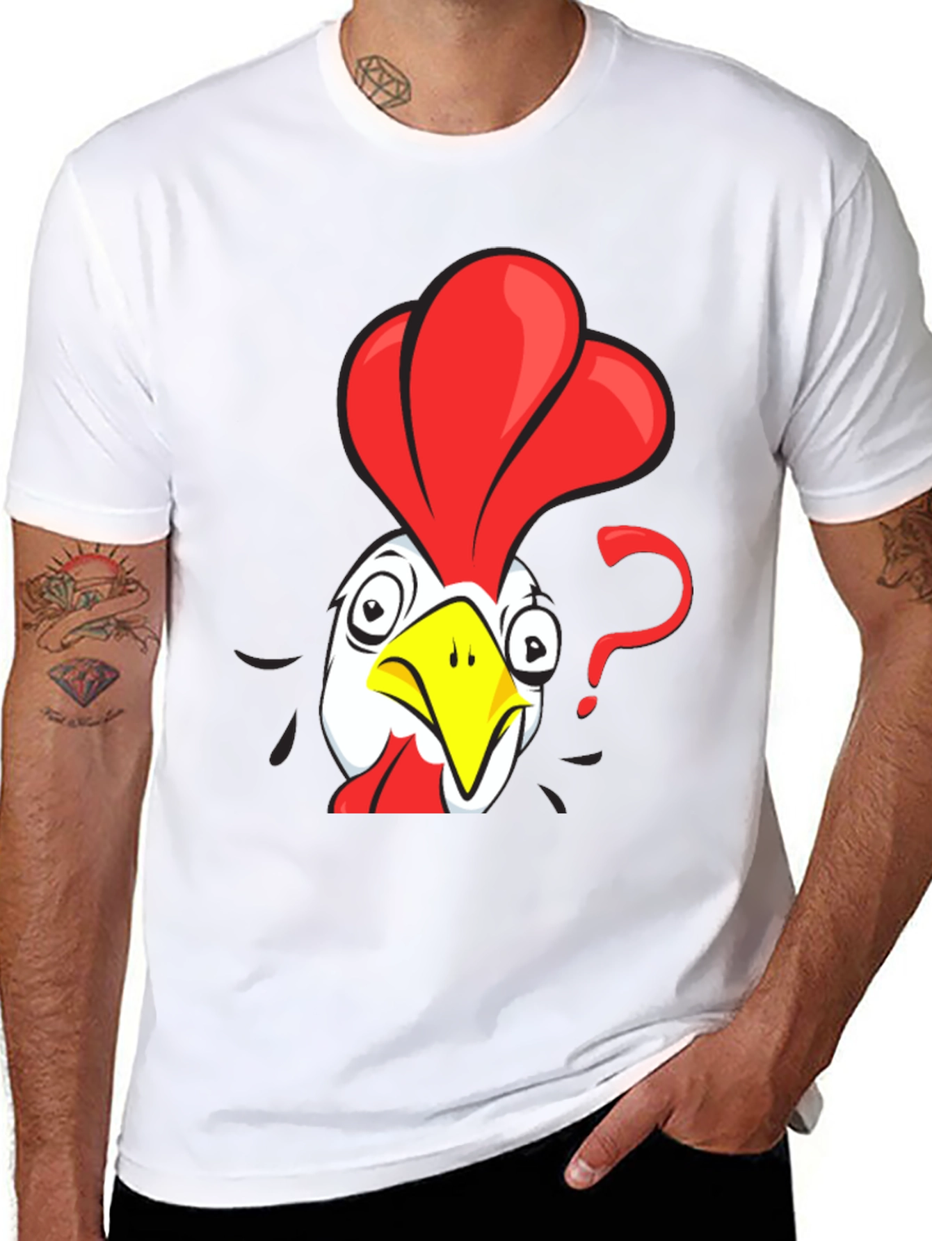 Funny Chicken Question T-Shirt