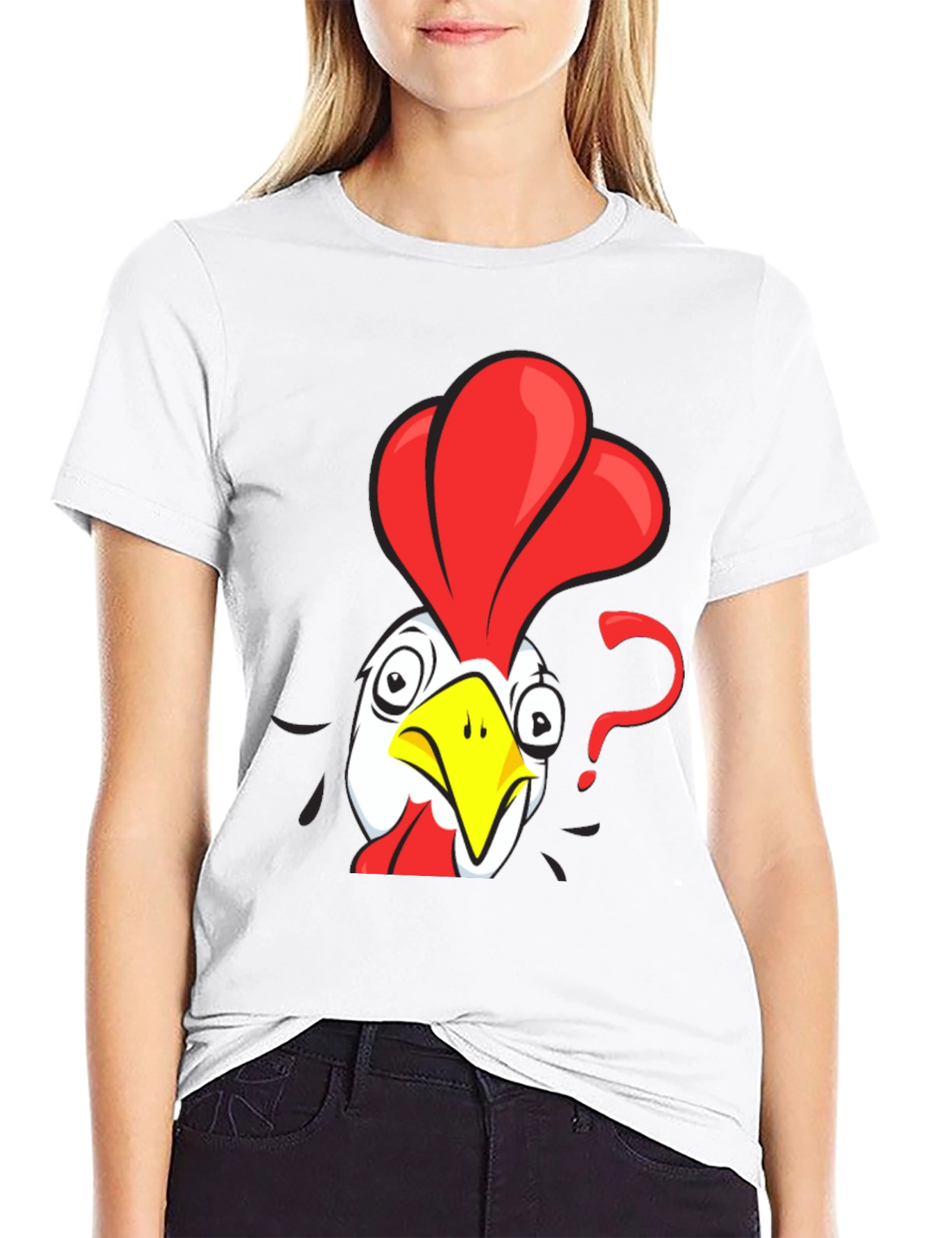 Funny Chicken Question T-Shirt