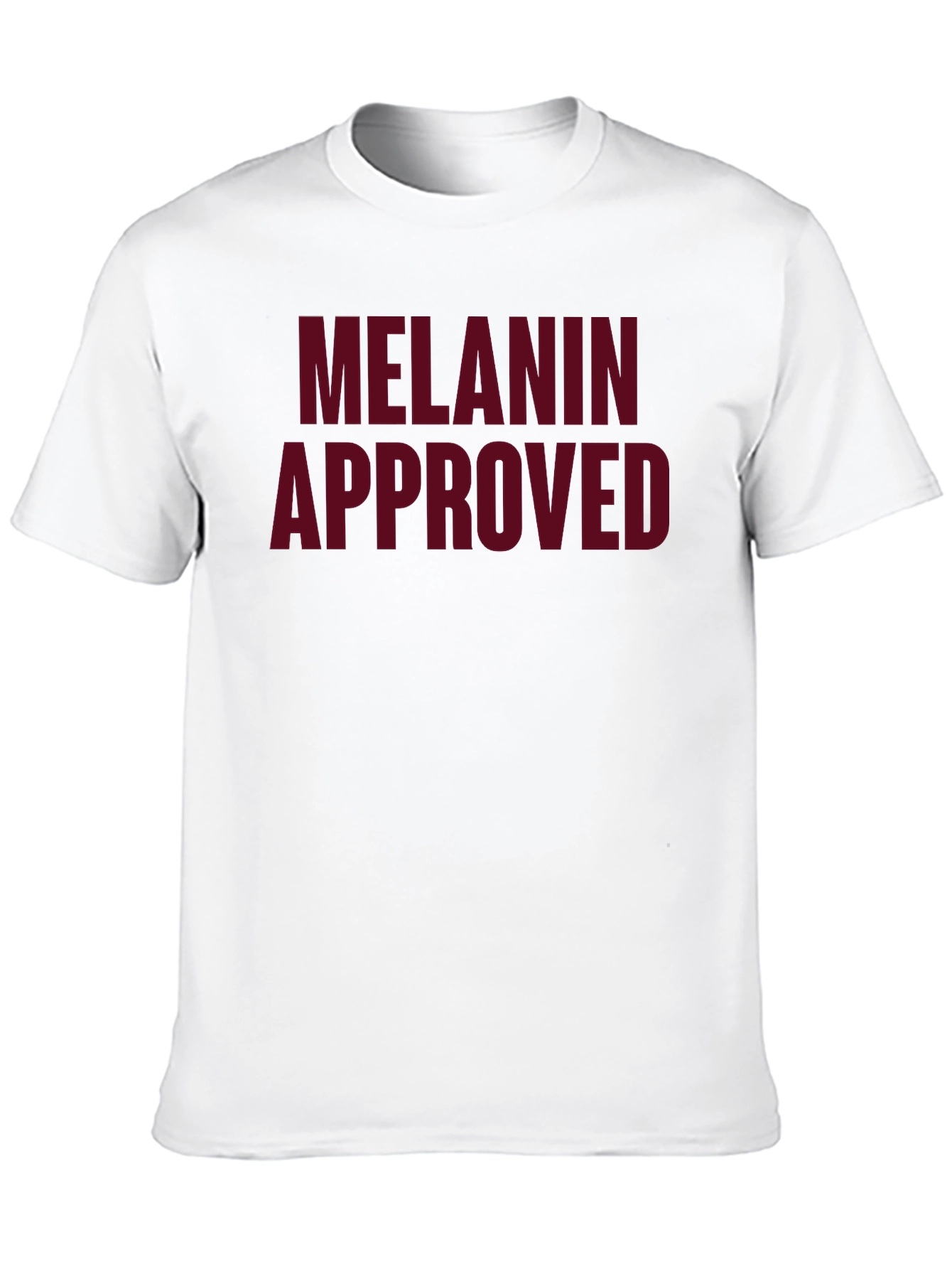 Melanin Approved Graphic T-Shirt - Casual Black Tee