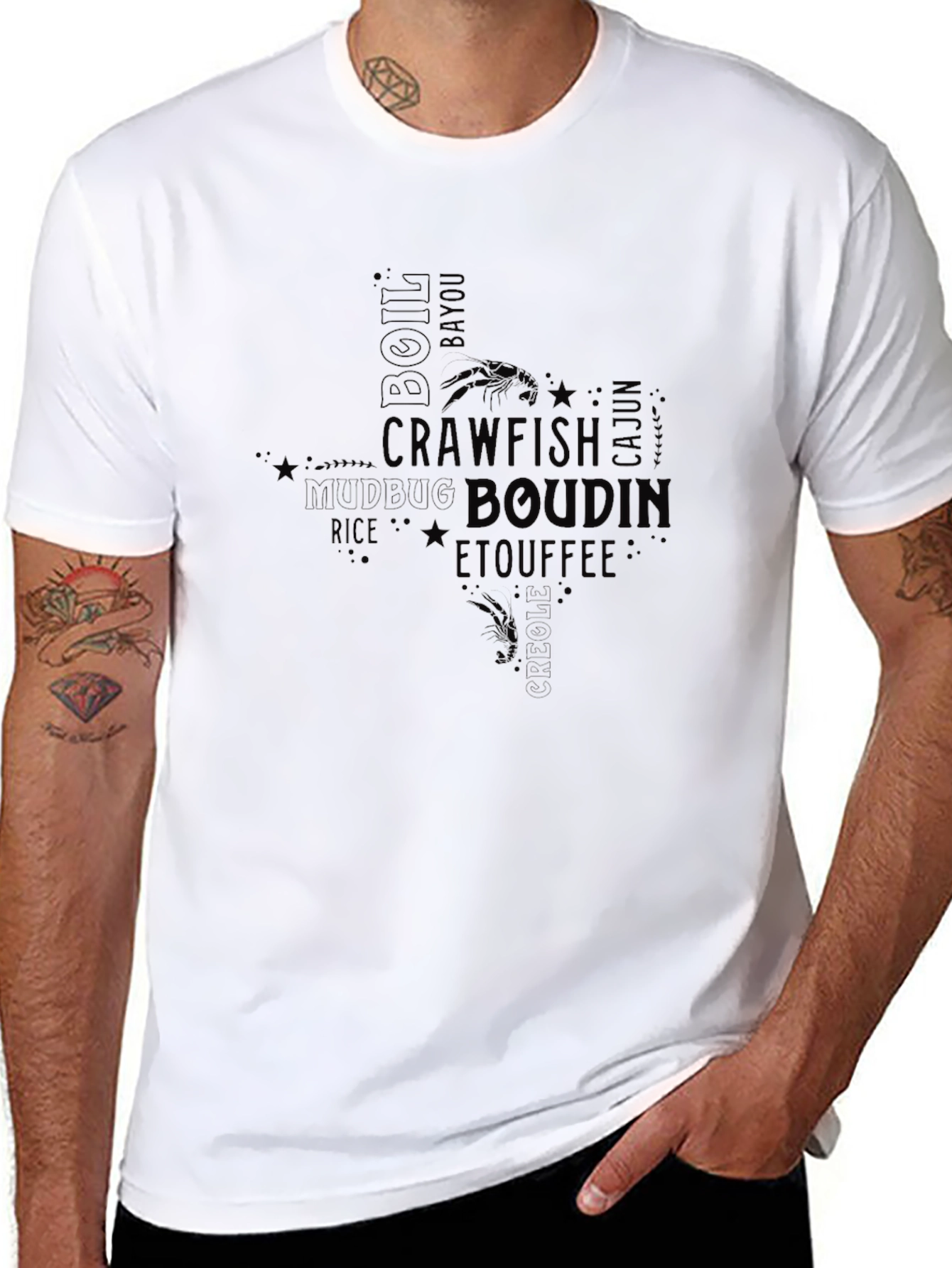 Louisiana Food Texas T-Shirt