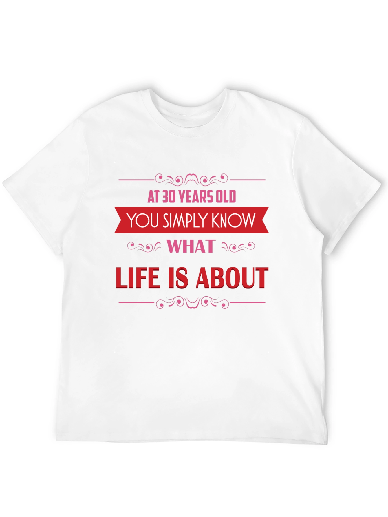 30 Years Old T-Shirt: Know What Life Is About