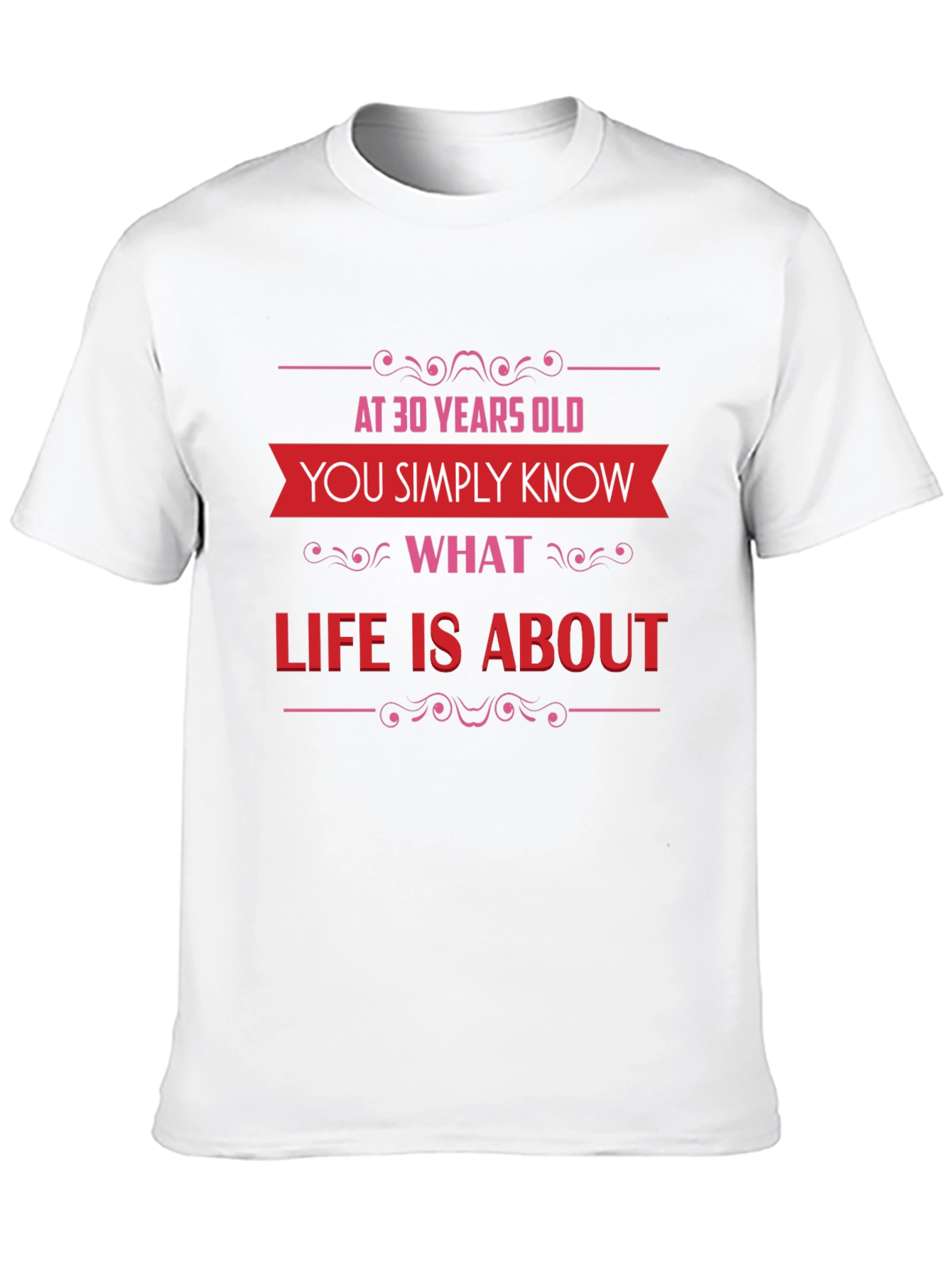 30 Years Old T-Shirt: Know What Life Is About