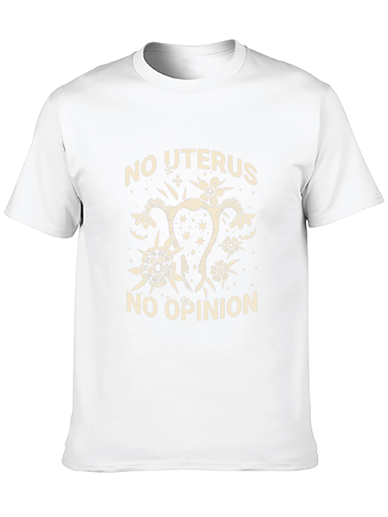No Uterus No Opinion Graphic T-Shirt - Black