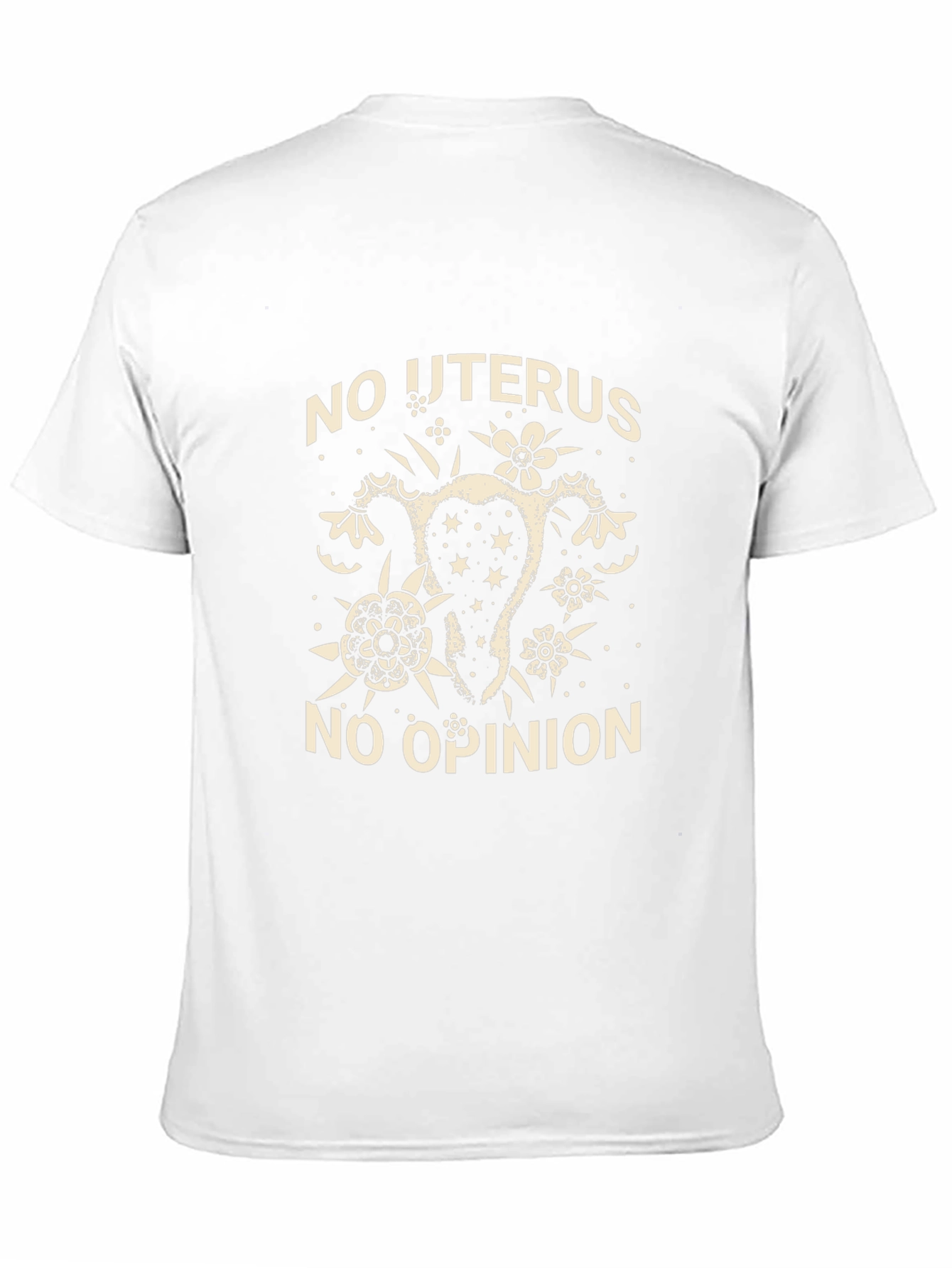 No Uterus No Opinion Graphic T-Shirt - Black