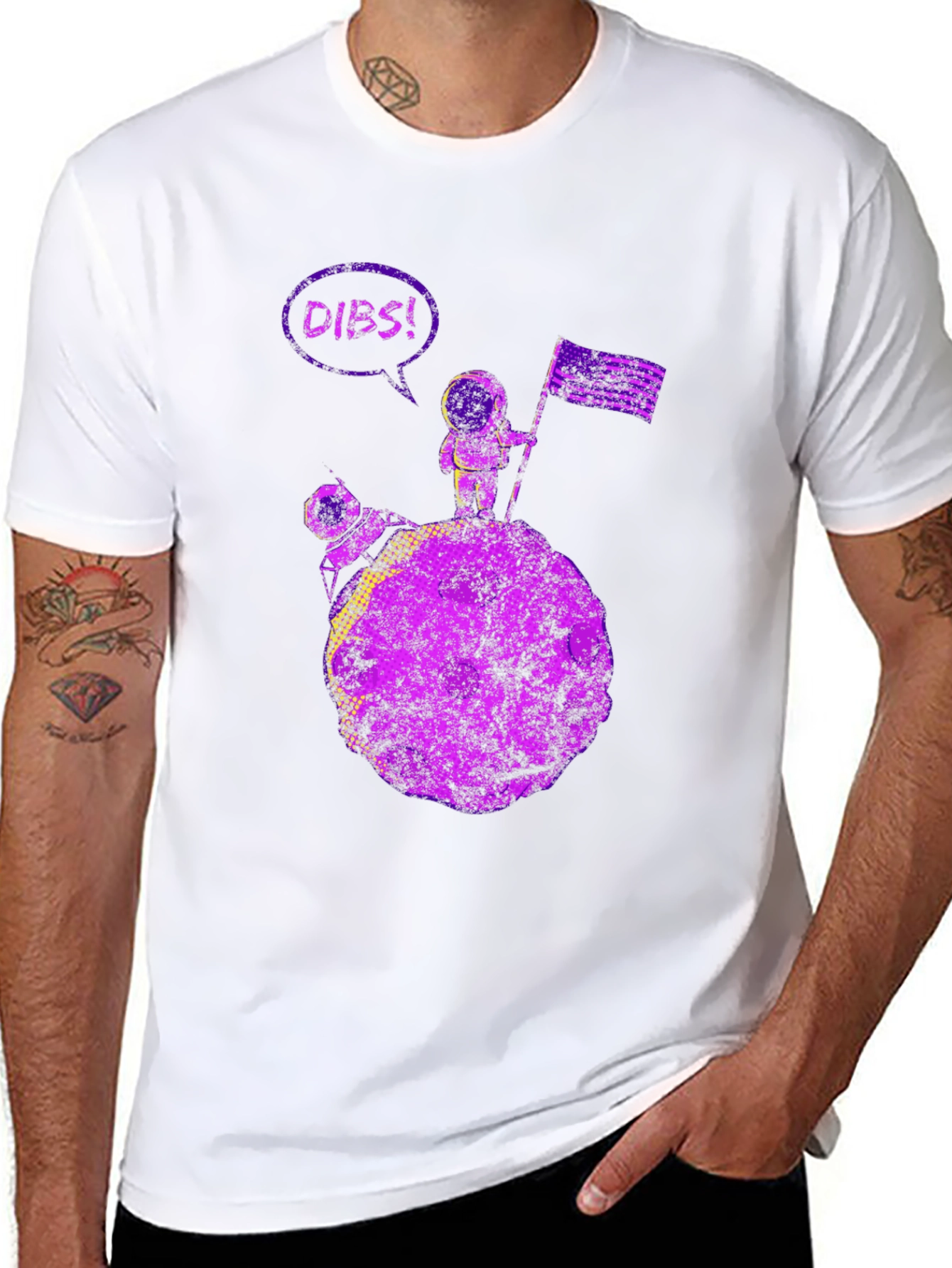 Dibs! Astronaut T-Shirt - Claim Your Territory!