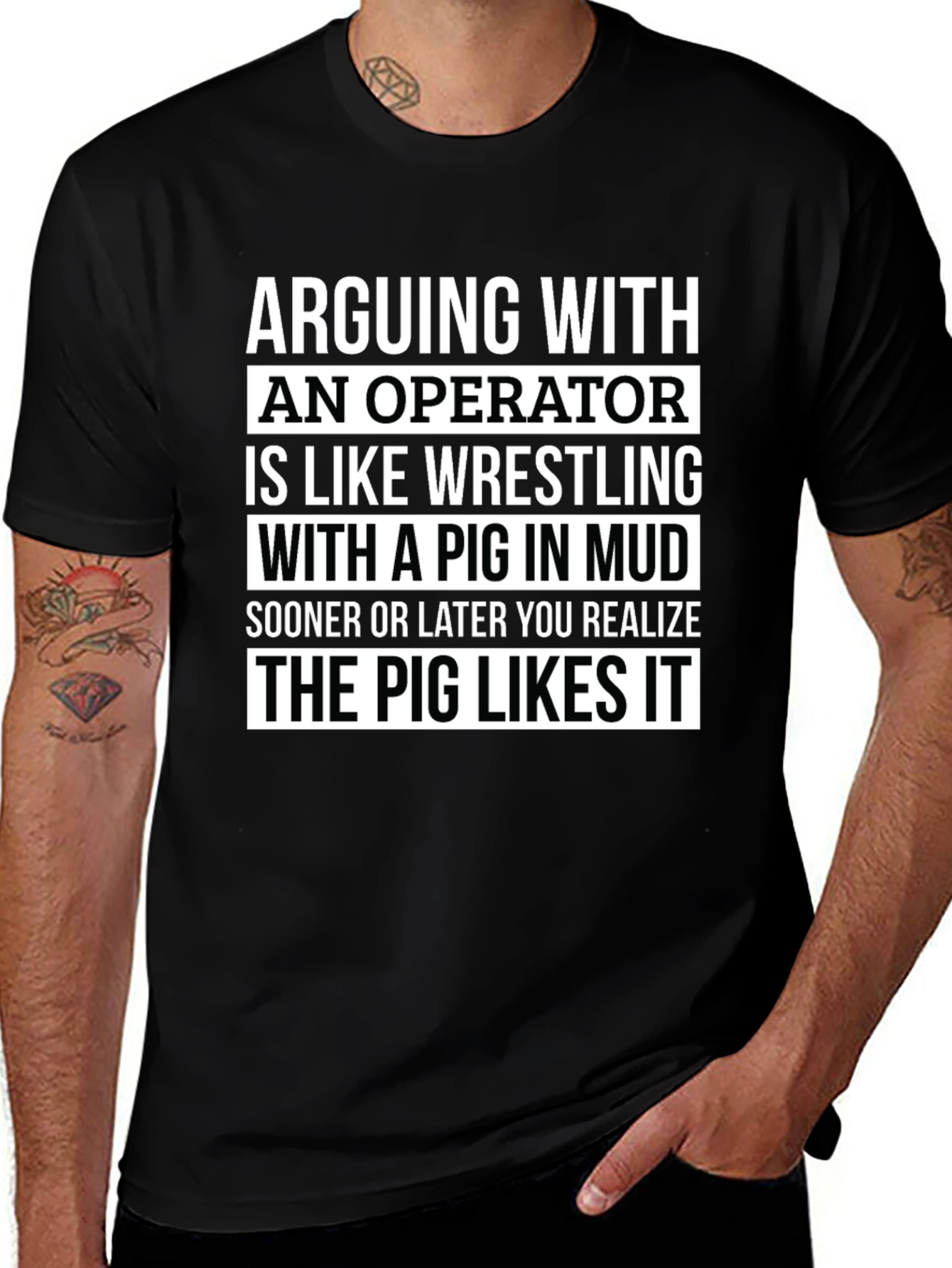 Arguing with an Operator T-Shirt