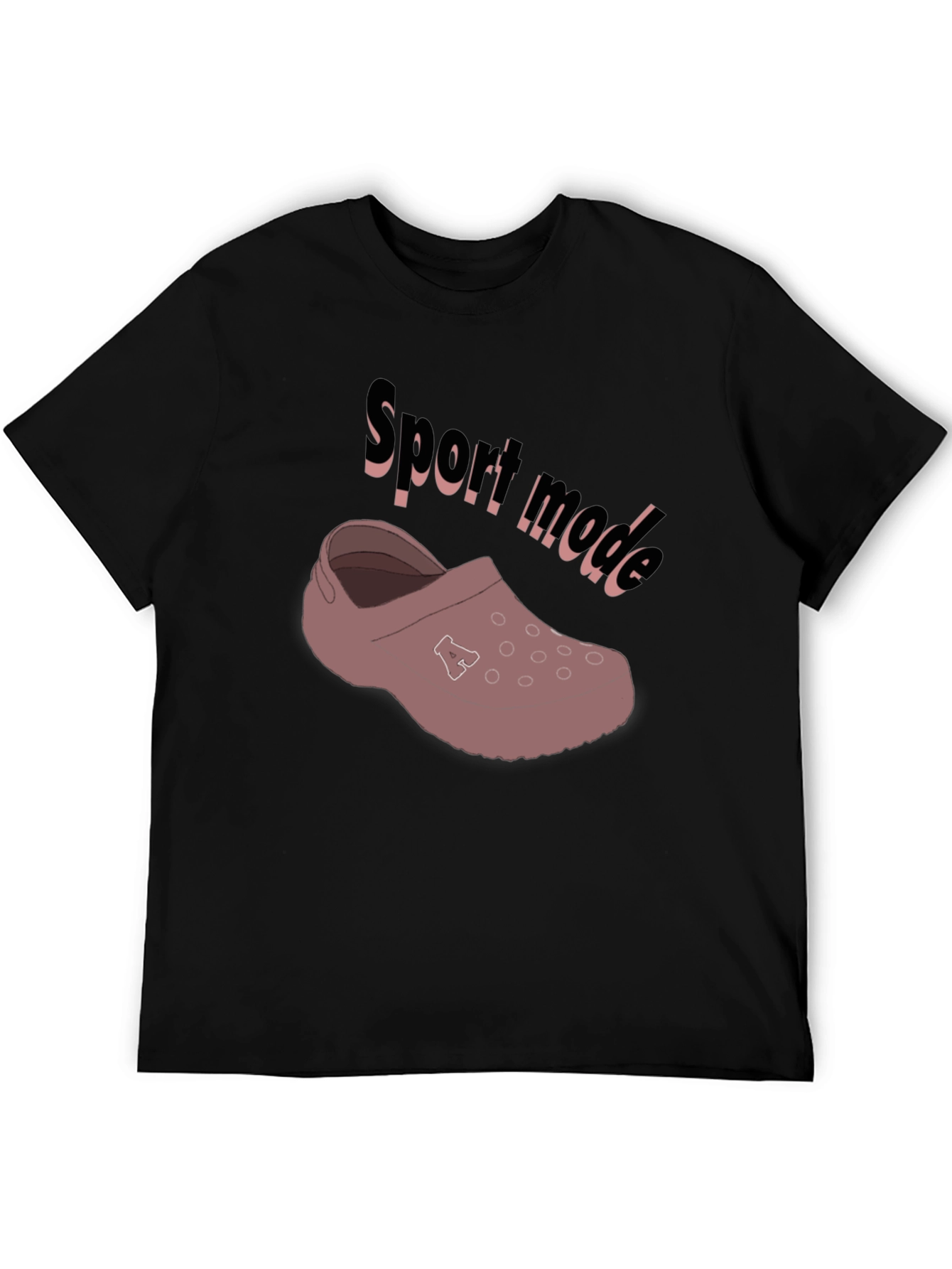 Sport Mode Croc T-Shirt - Black