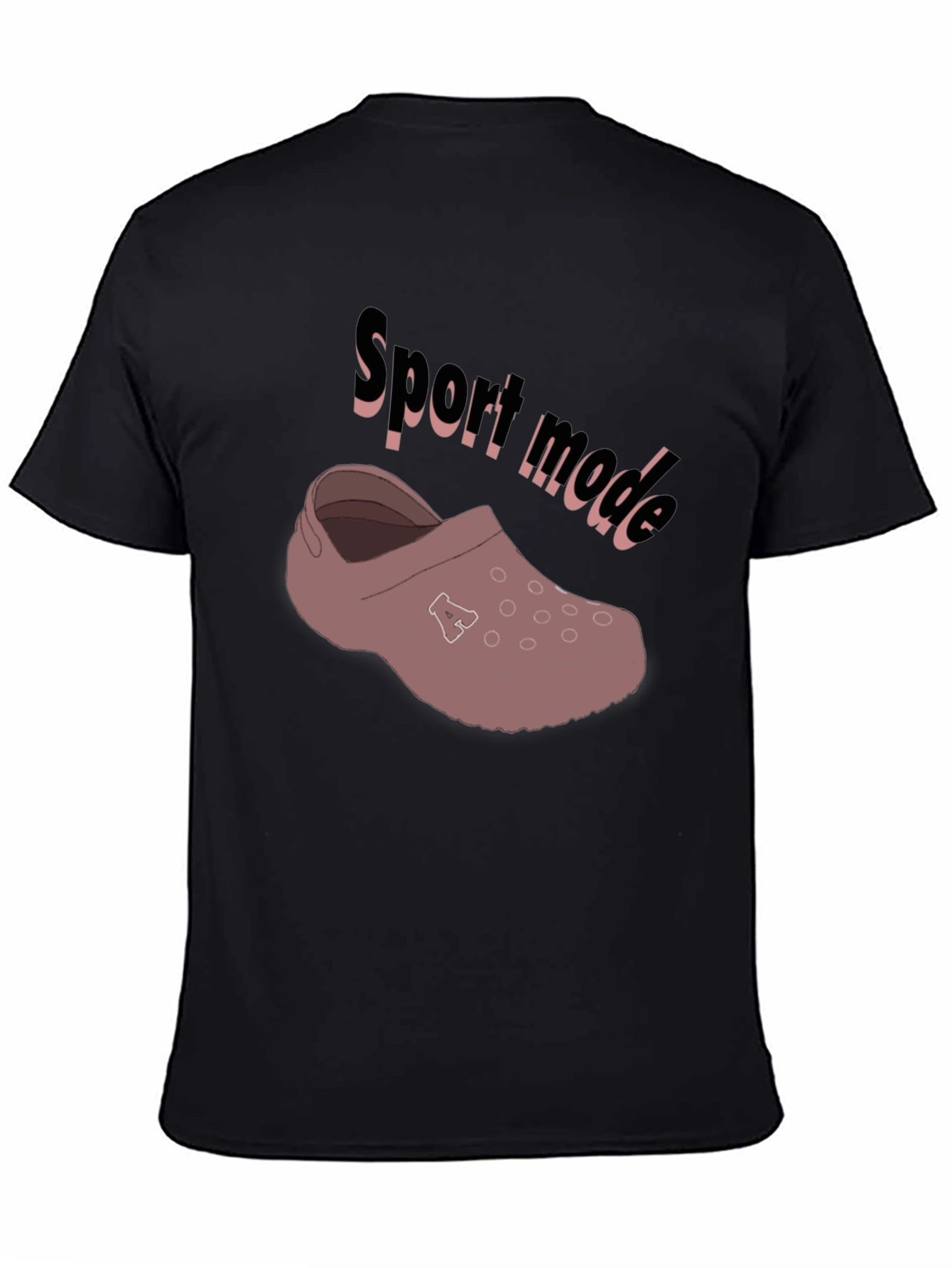 Sport Mode Croc T-Shirt - Black