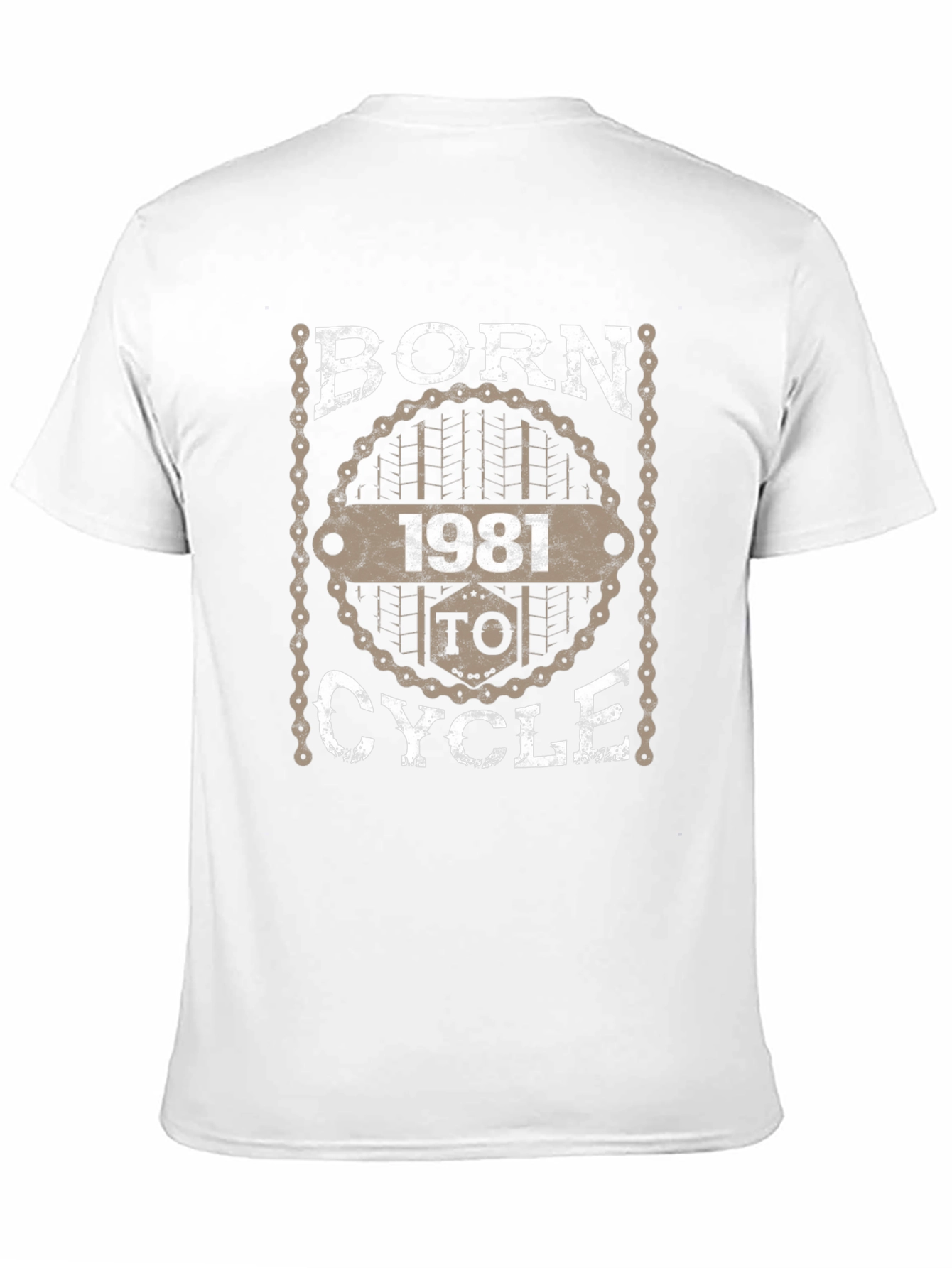 Born to Cycle 1981 Black T-Shirt