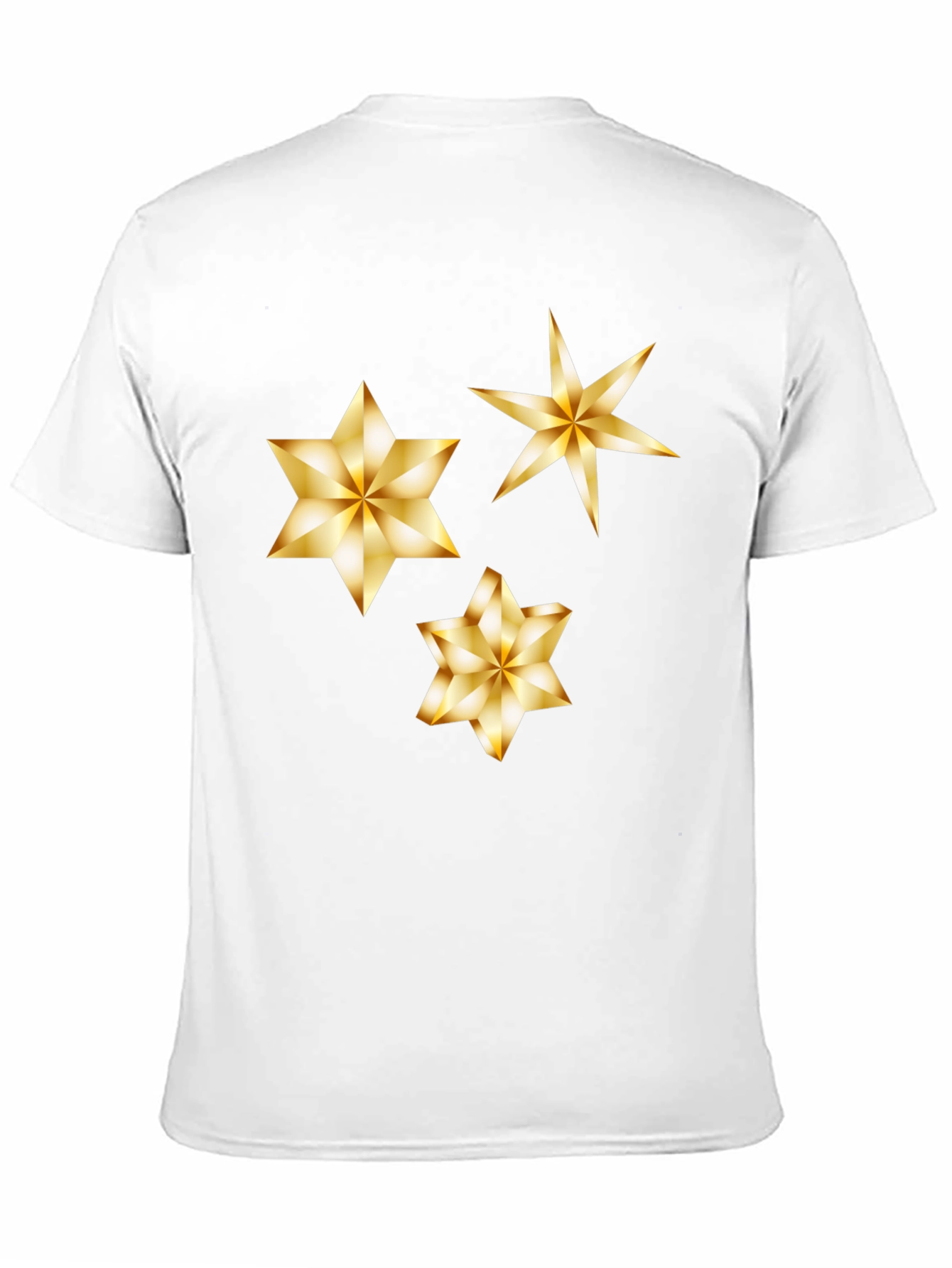 Gold Star Graphic Black Tee
