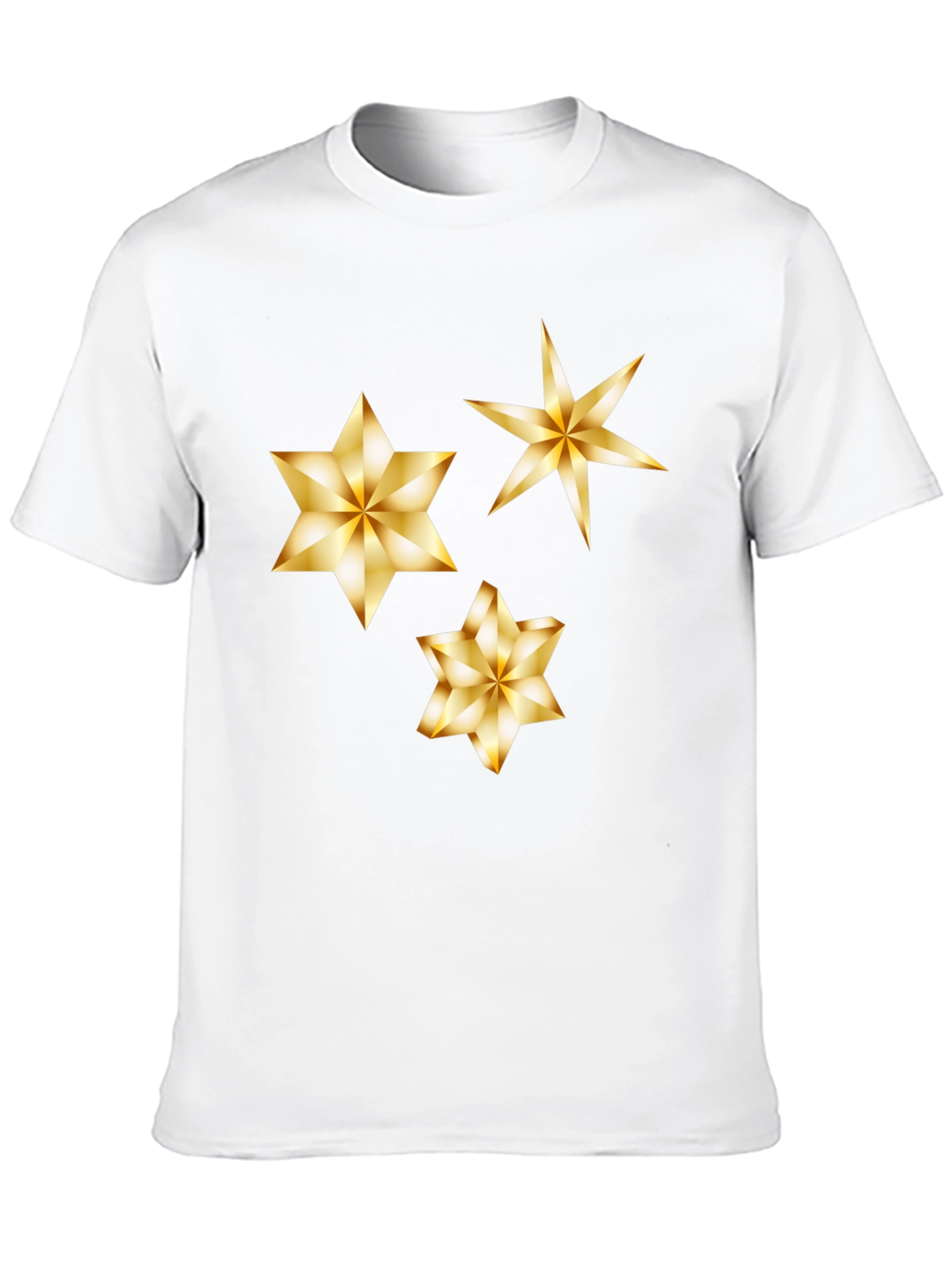 Gold Star Graphic Black Tee