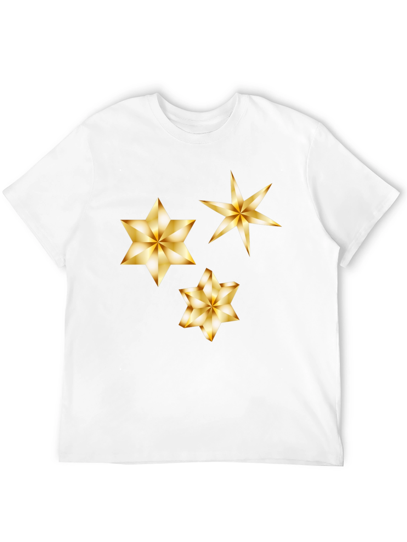 Gold Star Graphic Black Tee