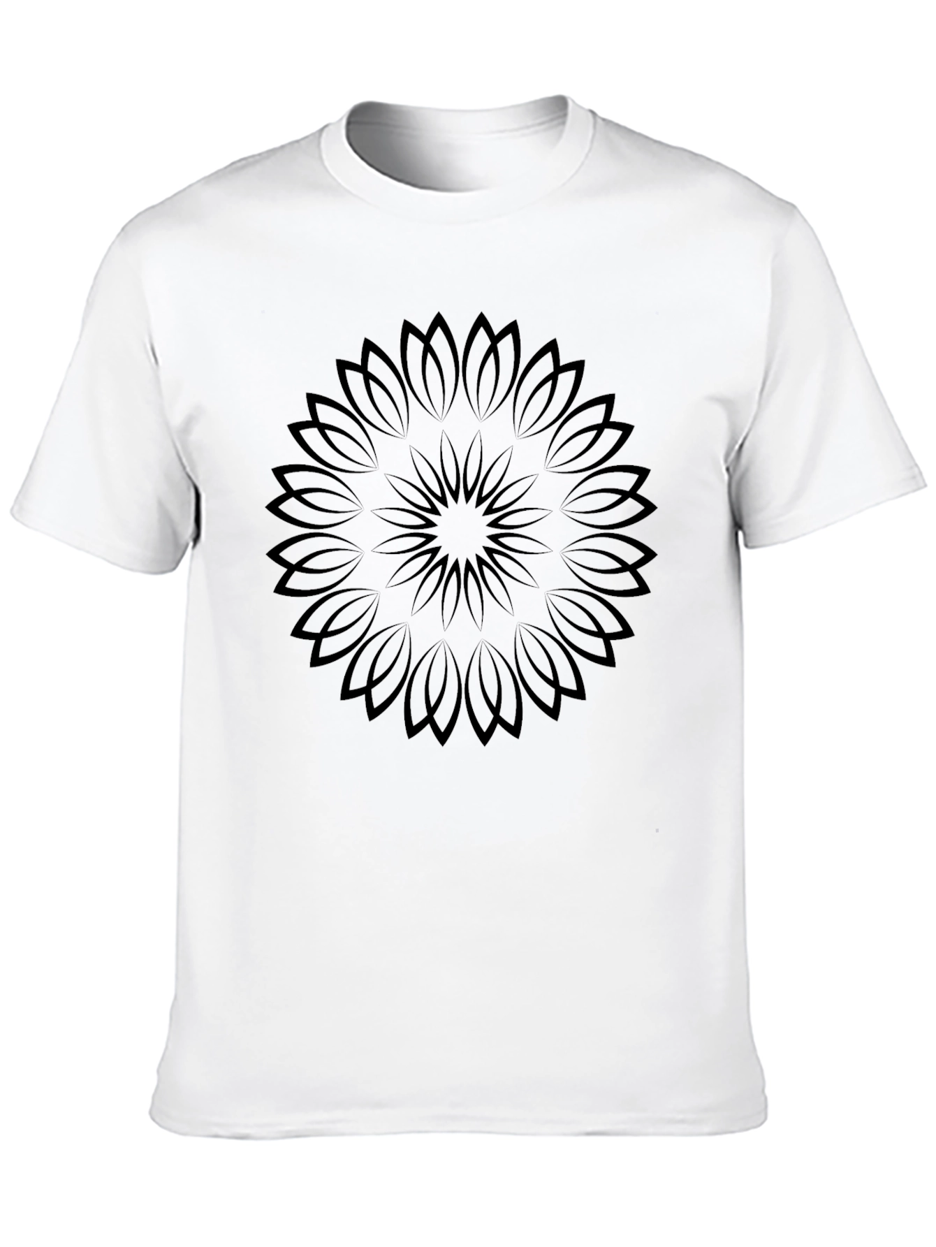 Mandala Graphic Black T-Shirt