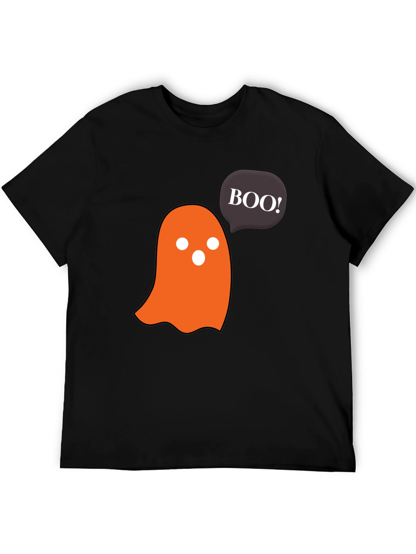 Halloween Ghost Boo! Black T-Shirt