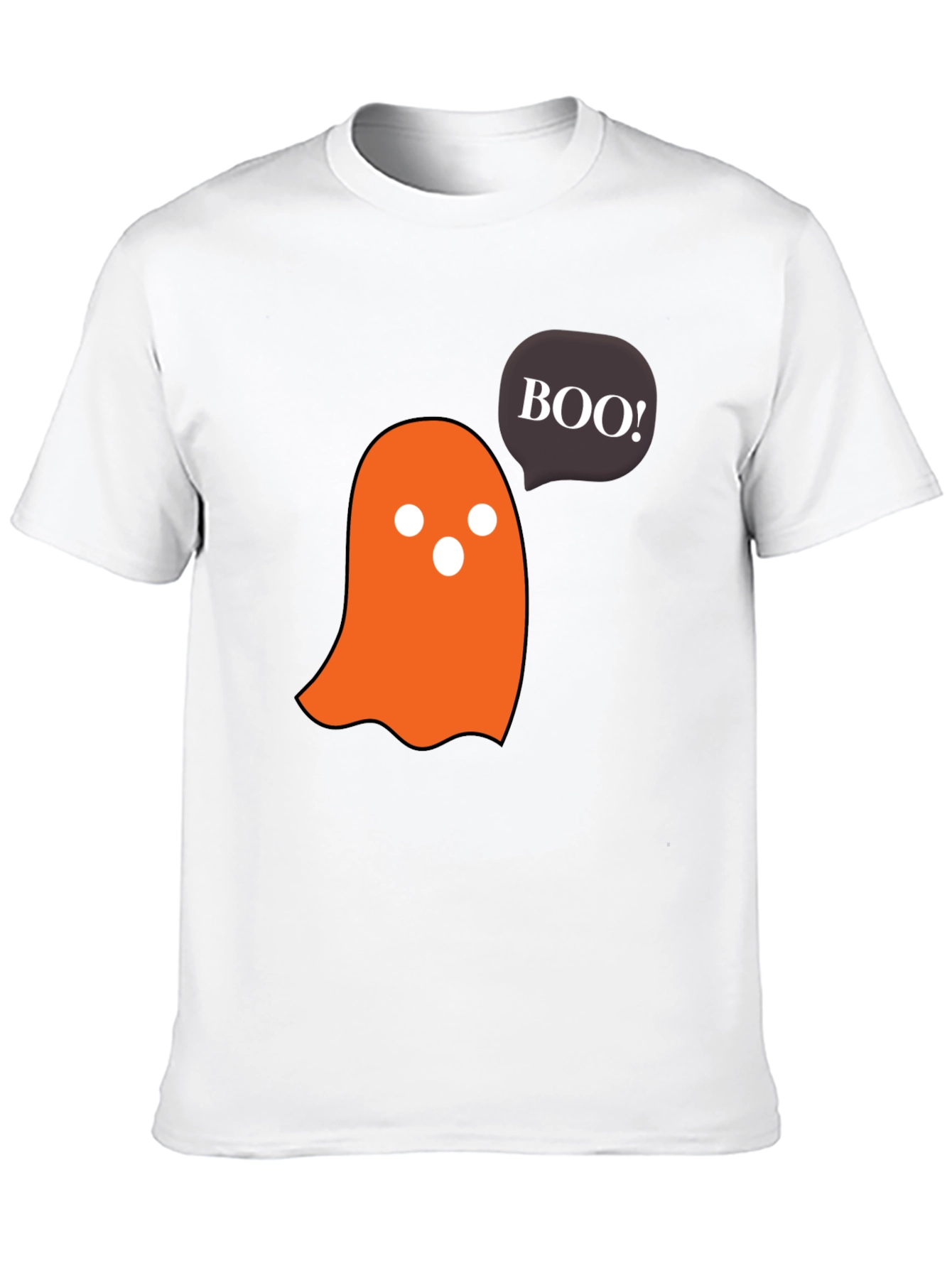 Halloween Ghost Boo! Black T-Shirt