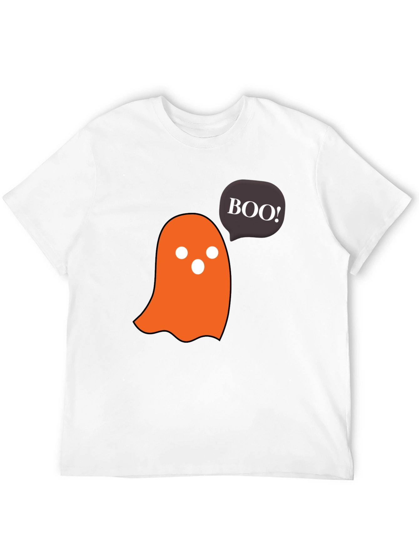 Halloween Ghost Boo! Black T-Shirt