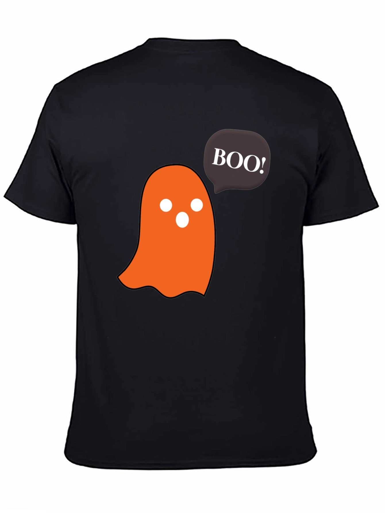 Halloween Ghost Boo! Black T-Shirt