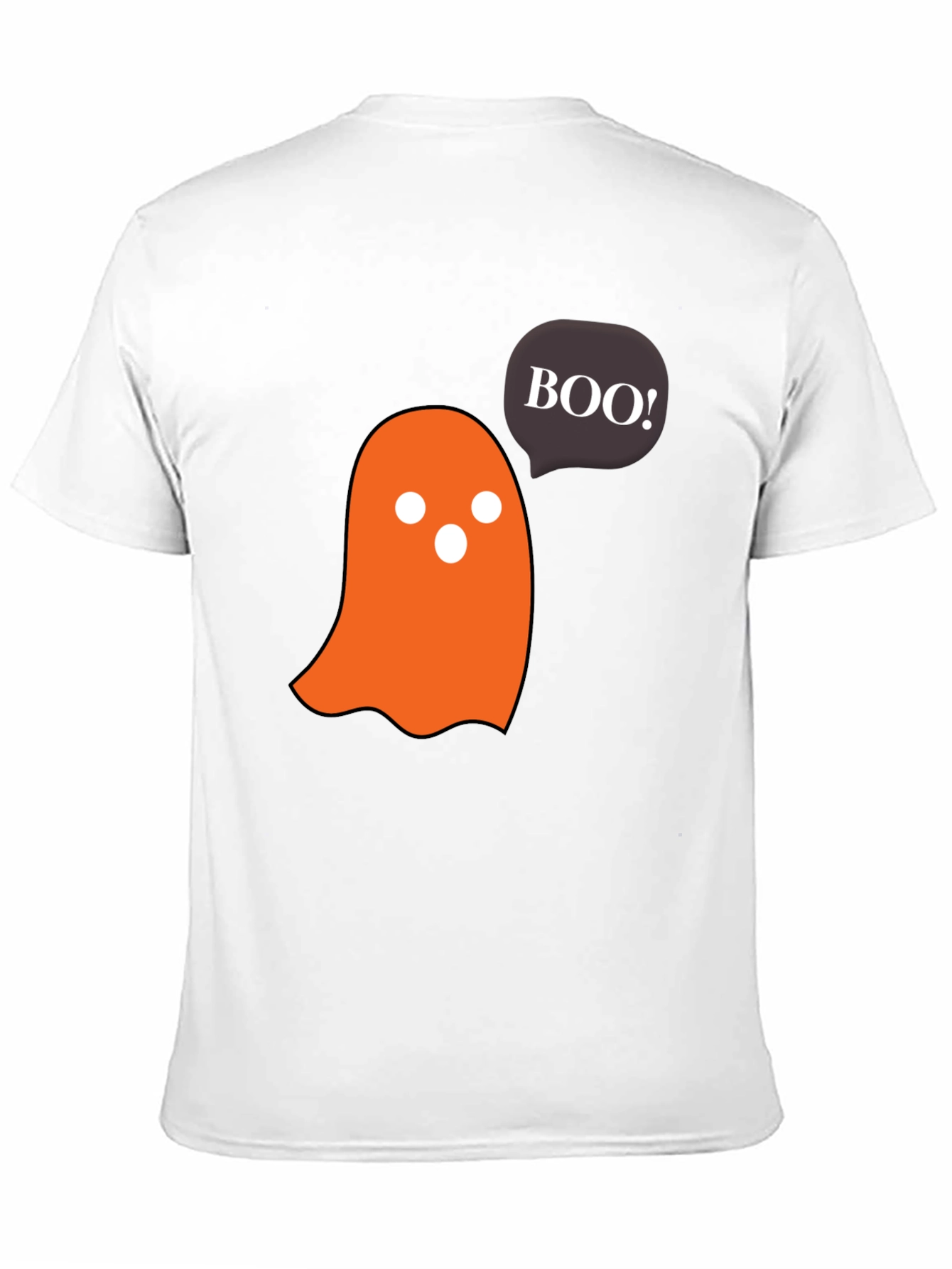 Halloween Ghost Boo! Black T-Shirt