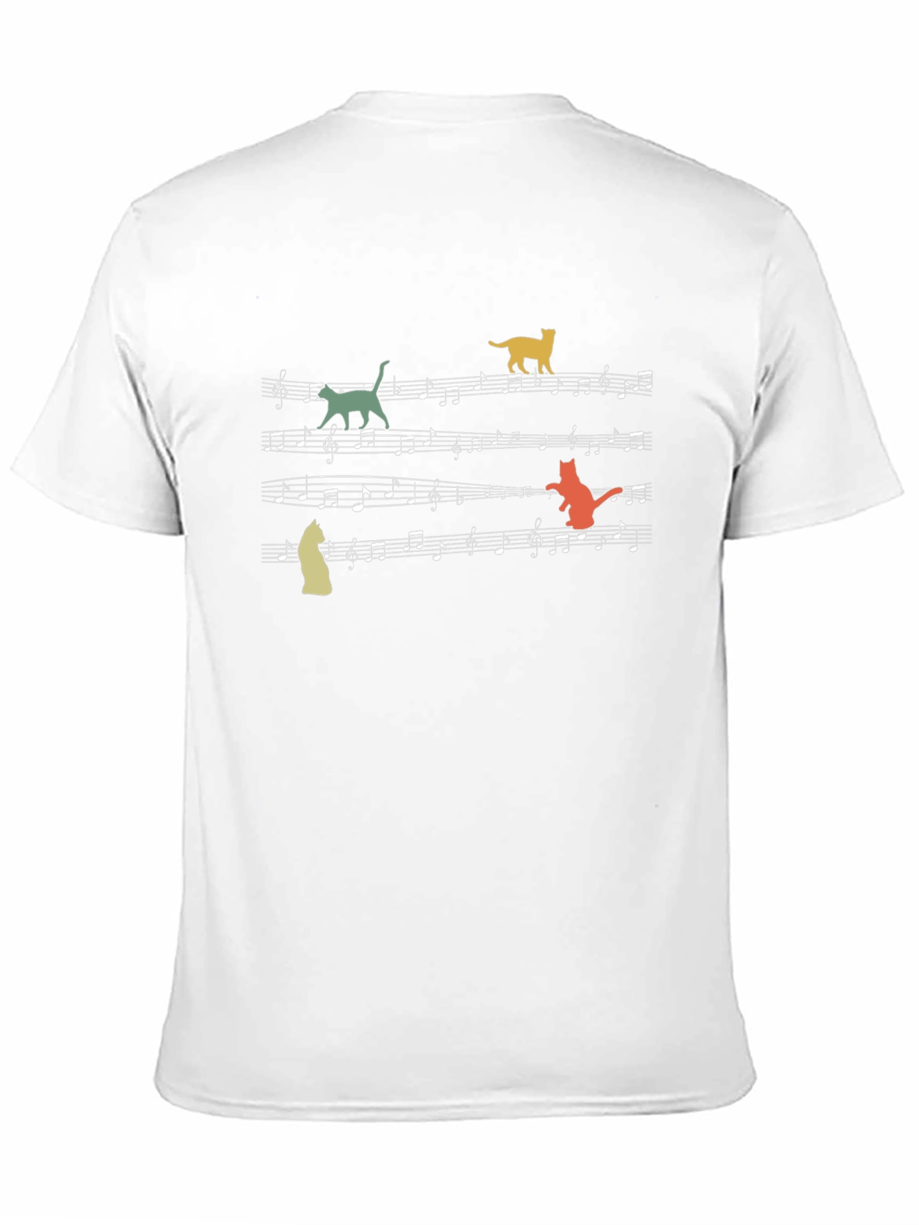 Musical Cats T-Shirt - Black