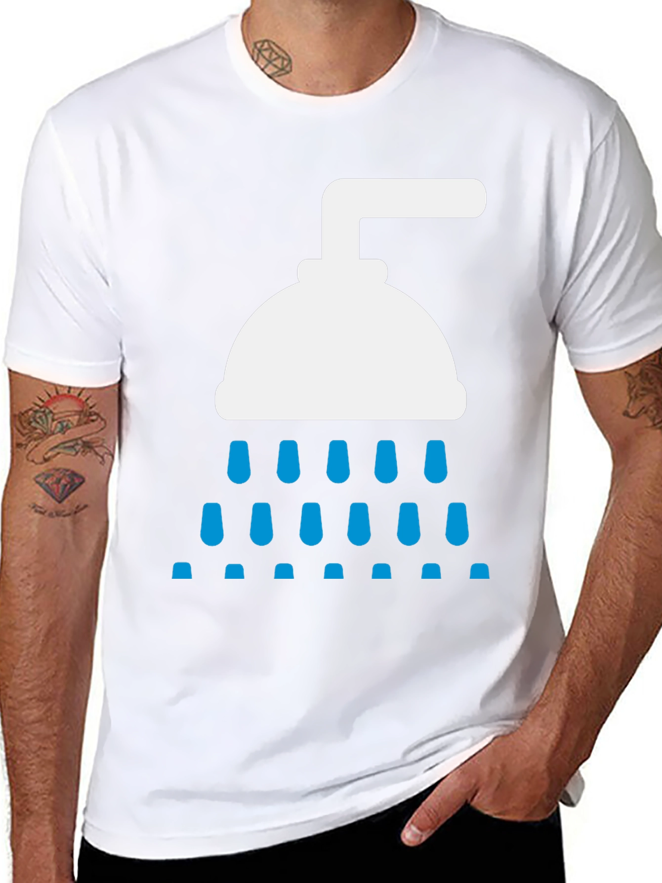 Shower Graphic T-Shirt - Clean Comfort