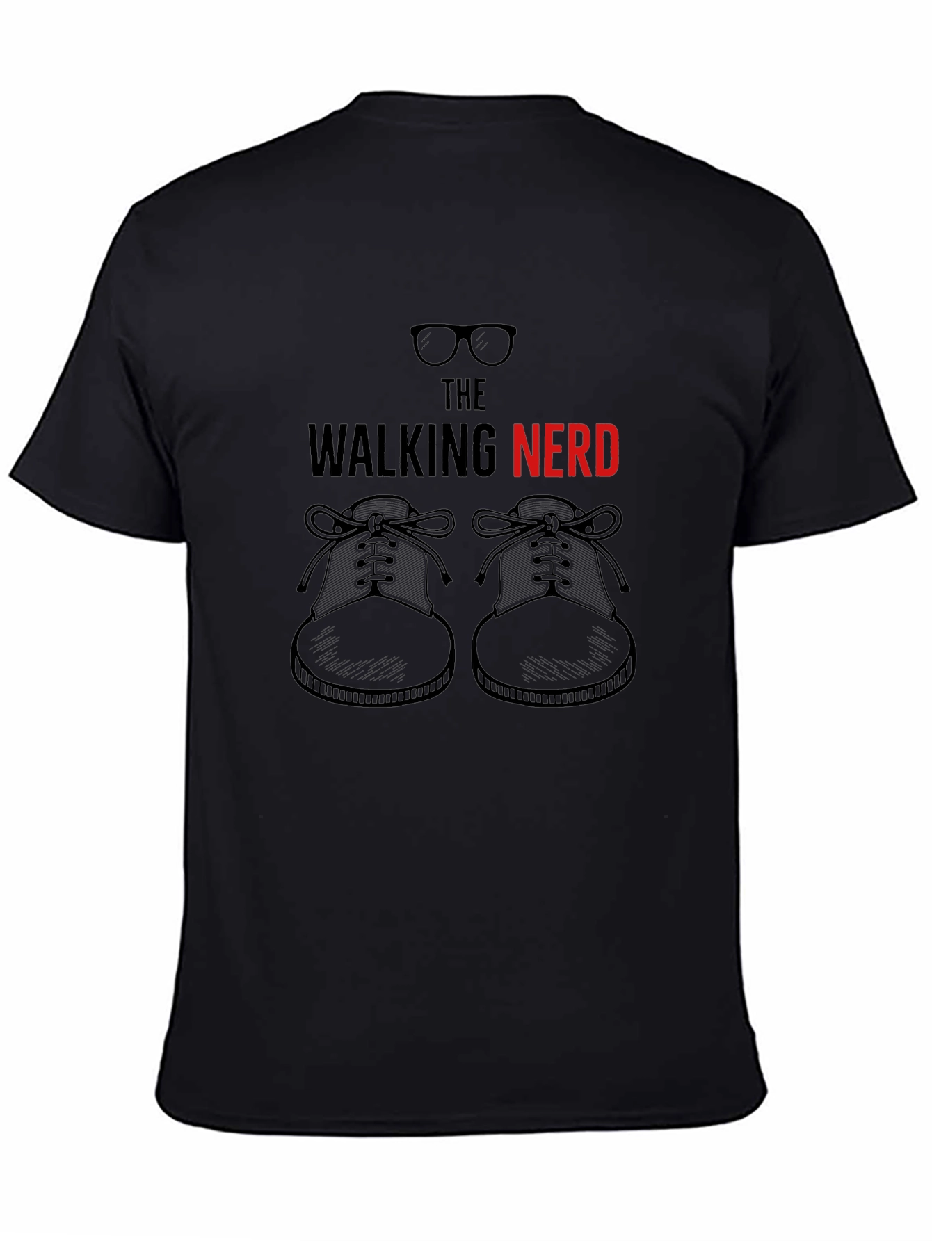 The Walking Nerd T-Shirt: Glasses & Shoes Graphic Tee